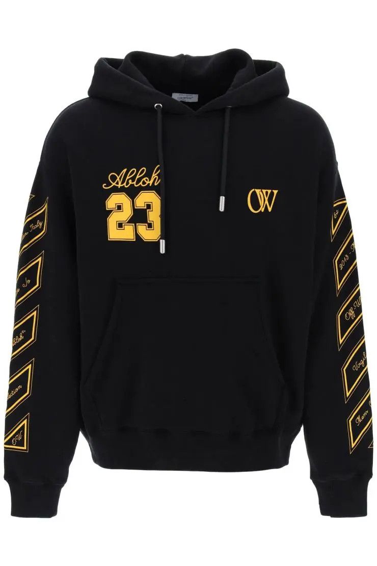 image of Off White O1S22I1N0324 Skated Hoodie In Black, Men's (Size Large)