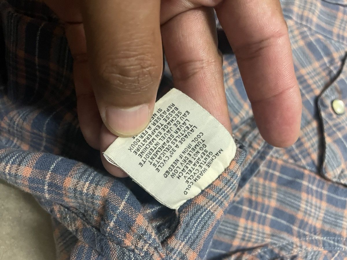Denim & Supply Ralph Lauren Denim Ralph Lauren Flannel Tshirt with Pearl Button Size US M / EU 48-50 / 2 - 12 Thumbnail