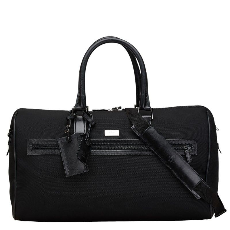 Gucci Gucci Gucci 114674 Canvas Leather 2way Boston Bag Canvas Travel Bag 114674 DUTY FREE for USA Size ONE SIZE - 1 Thumbnail