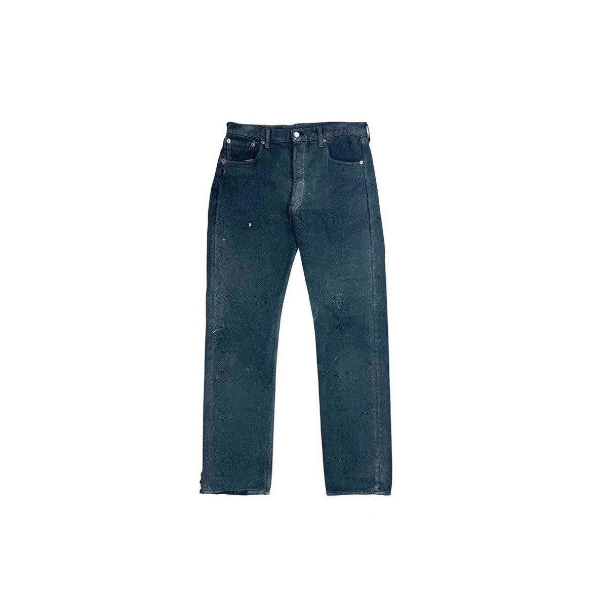 Vintage VINTAGE LEVI'S OVERDYED 501 DENIM Size US 34 / EU 50 - 1 Thumbnail
