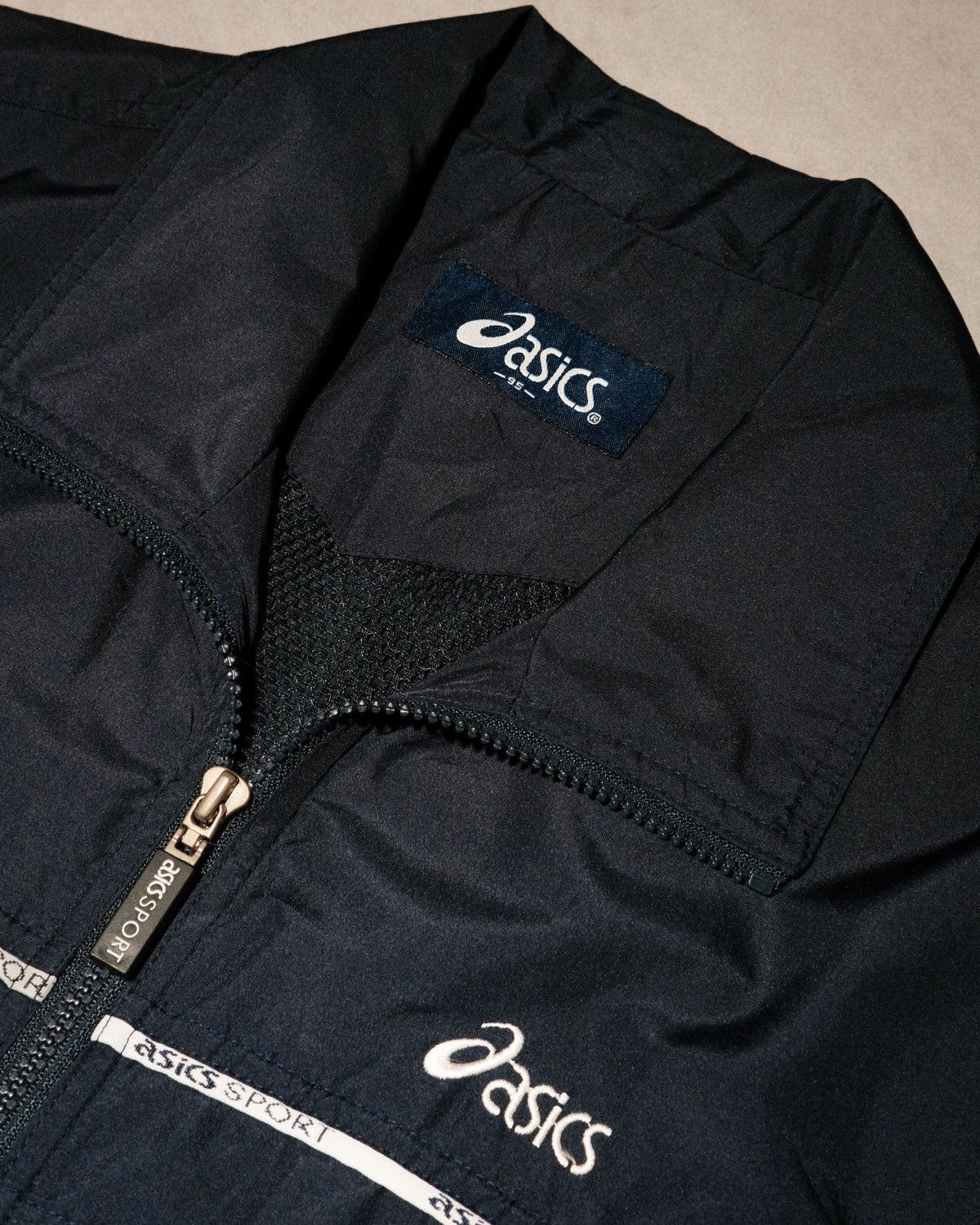 Asics × Vintage Asics Sport 95 Windbreaker Jacket Size US L / EU 52-54 / 3 - 3 Thumbnail