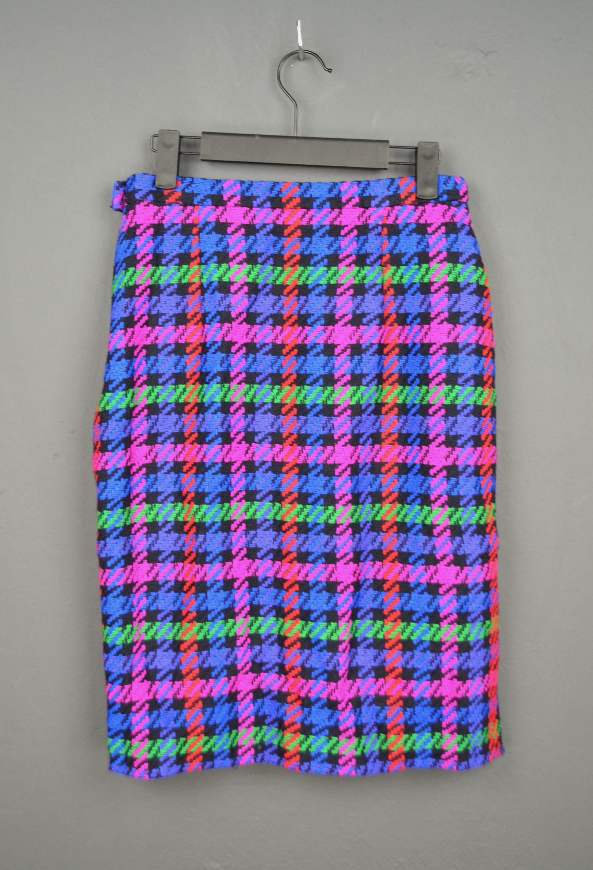 Escada Escada 80s Suit Blazer Skirt Jewel Plaid Tweed Jacket 34 Size XS / US 0-2 / IT 36-38 - 19 Thumbnail