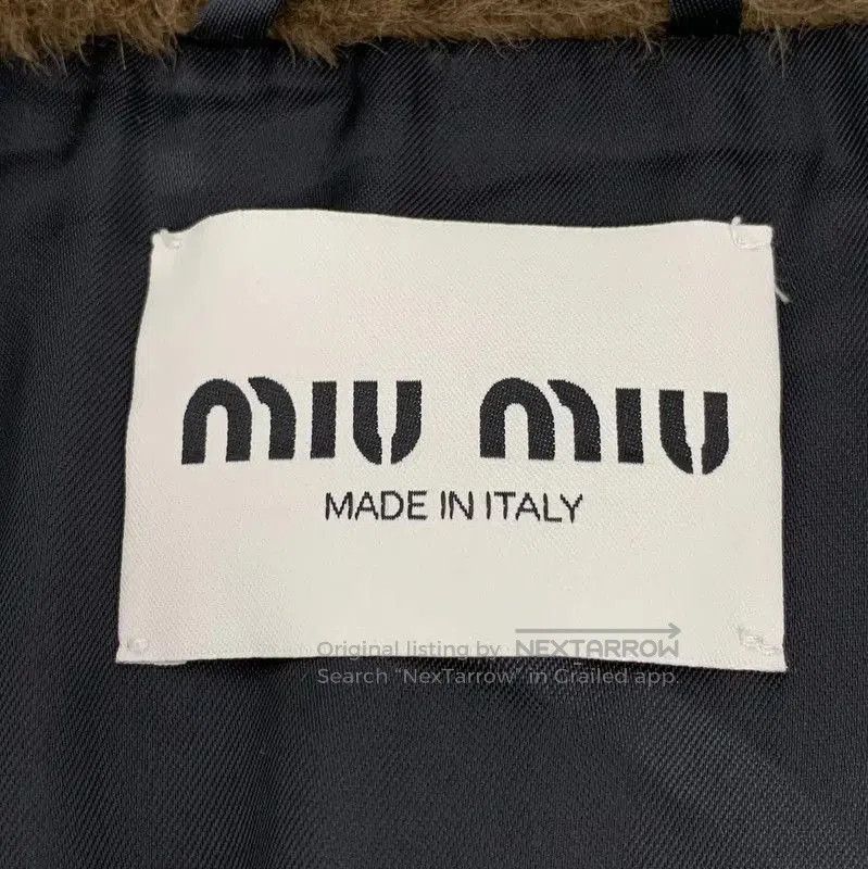 Miu Miu Miu Miu Brown Alpaca Wool Women's Coat . Size M / US 6-8 / IT 42-44 - 5 Thumbnail