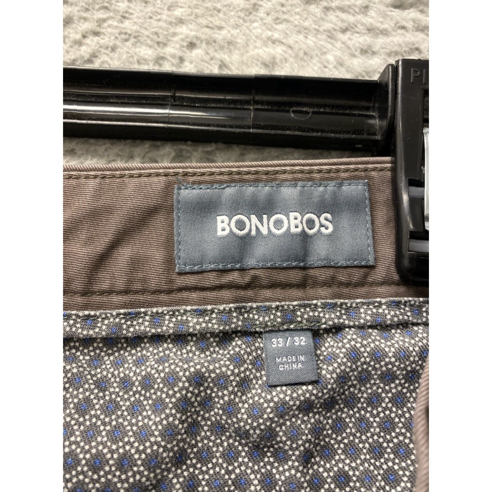 Bonobos BONOBOS Chino Pants Taper Men’s 33x32 Brown /0024 Size US 33 - 7 Thumbnail