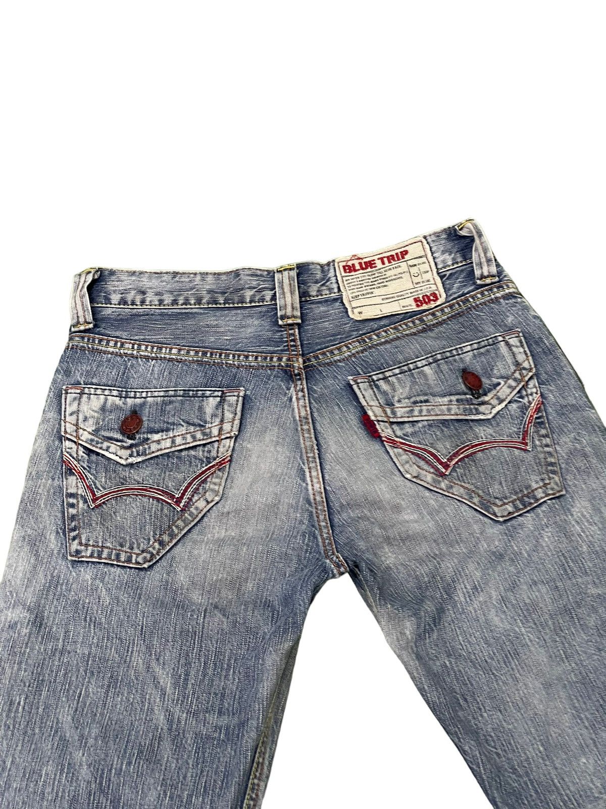 Edwin Distress Jeans Edwin Japan Faded Regular 8🟦1 Size US 31 - 19 Thumbnail