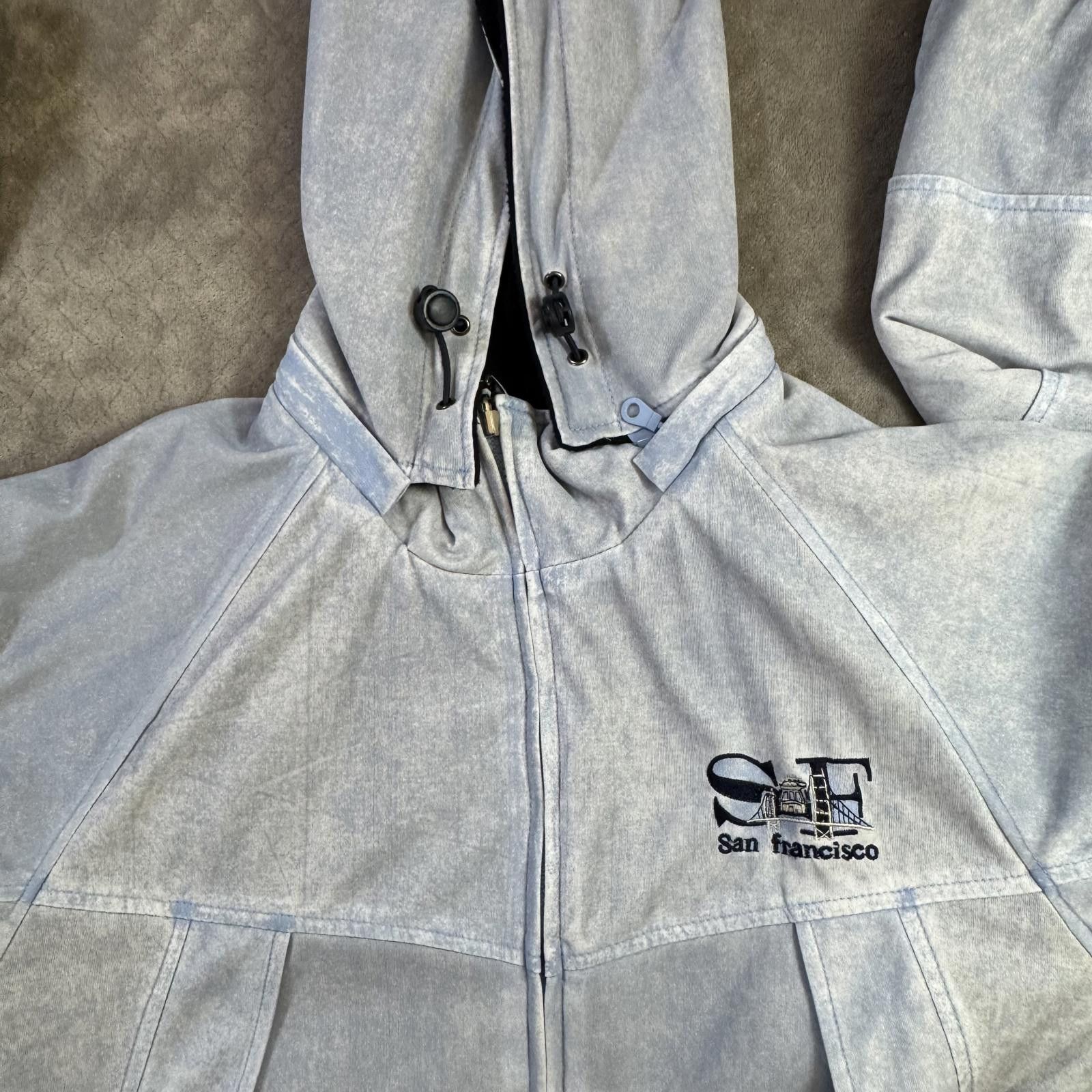 Designer Reversible San Francisco Golden Gate Jacket Embroidered Size ONE SIZE - 11 Thumbnail