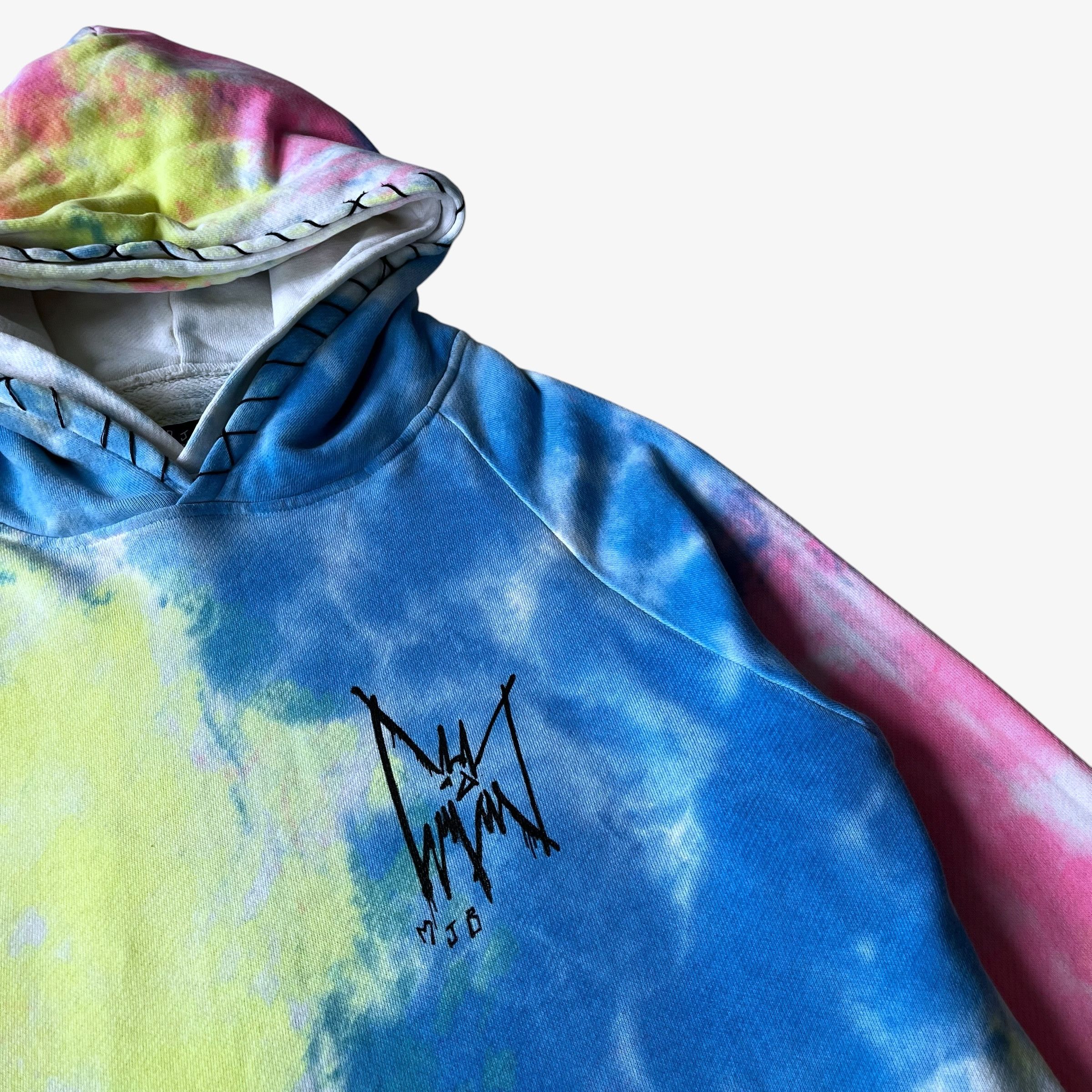 Marc Jacques Burton Men's Marc Jacques Burton MJB Tie Dye Oversized Hoodie Size US L / EU 52-54 / 3 - 7 Thumbnail