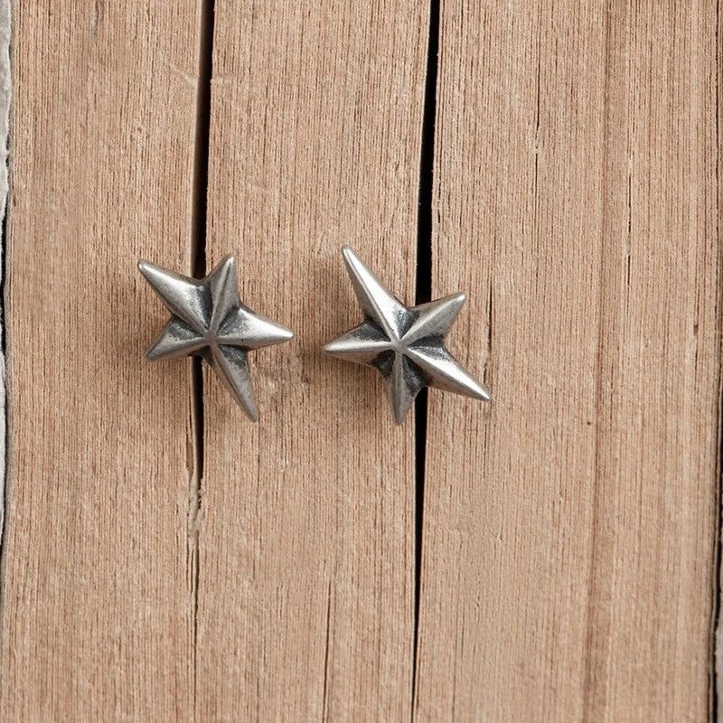 Jewelry Tiny Star Stud Earrings 925 Sterling Silver Ear Jewelry Gift Size ONE SIZE - 3 Thumbnail