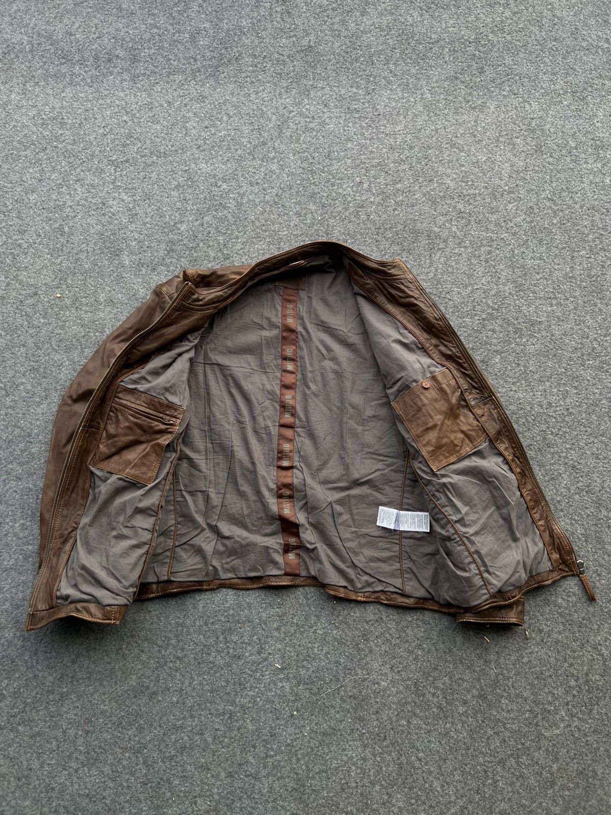 Mustang Vintage Mustang brown Leather jacket 90s / oryginal / old / Size US XXL / EU 58 / 5 - 6 Thumbnail