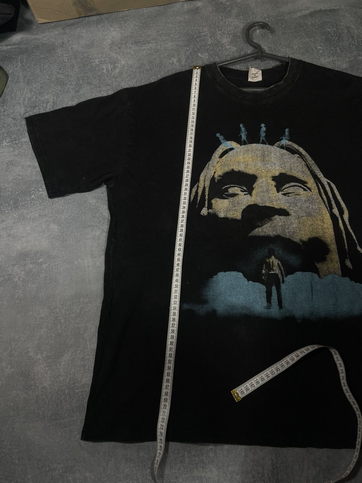 Travis Scott Travis Scott overpint big logo flame tee t-shirt Size US L / EU 52-54 / 3 - 9 Thumbnail