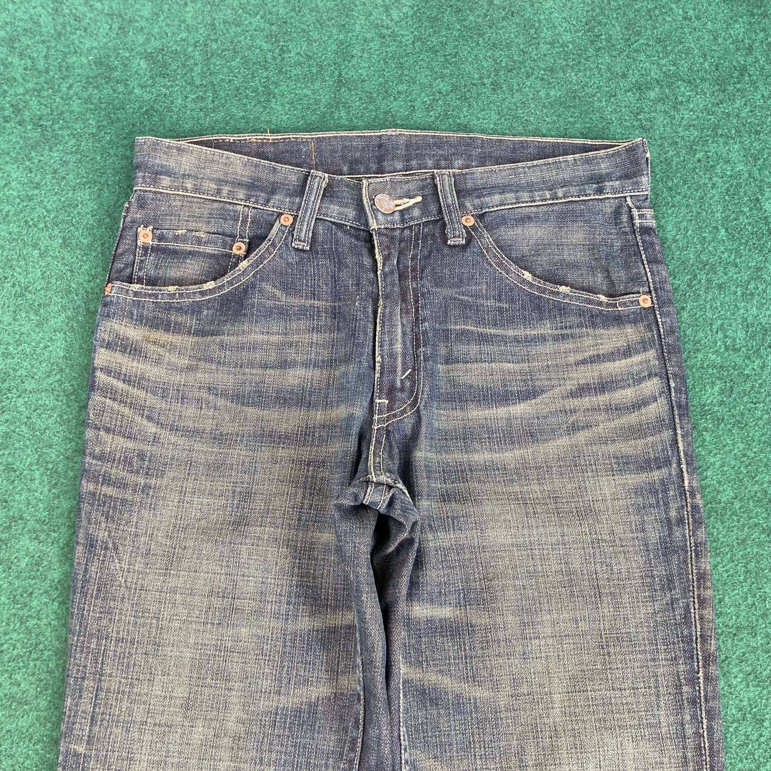 Levi's 29x33.5 Vtg Levis 517 Denim Flared Bootcut Sz 29 Faded Jeans Size US 29 - 3 Thumbnail