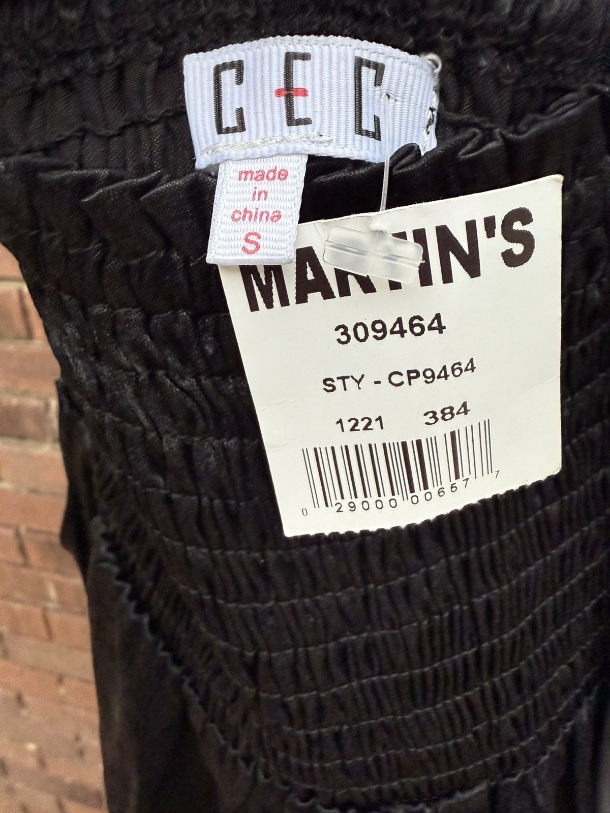 Other TCEC Black Smocked High Waist Joggers Pants Satin Size Small Size 24" / US 00 / IT 34 - 7 Thumbnail