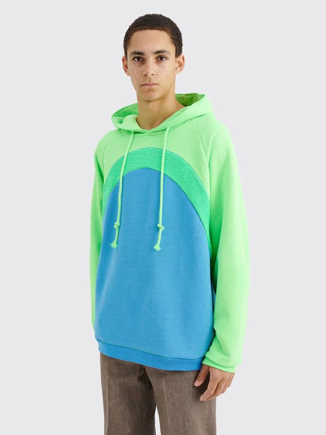 ERL o1s1v1n0824 Rainbow Knit Hoodie in Multicolor Size US S / EU 44-46 / 1 - 2 Thumbnail