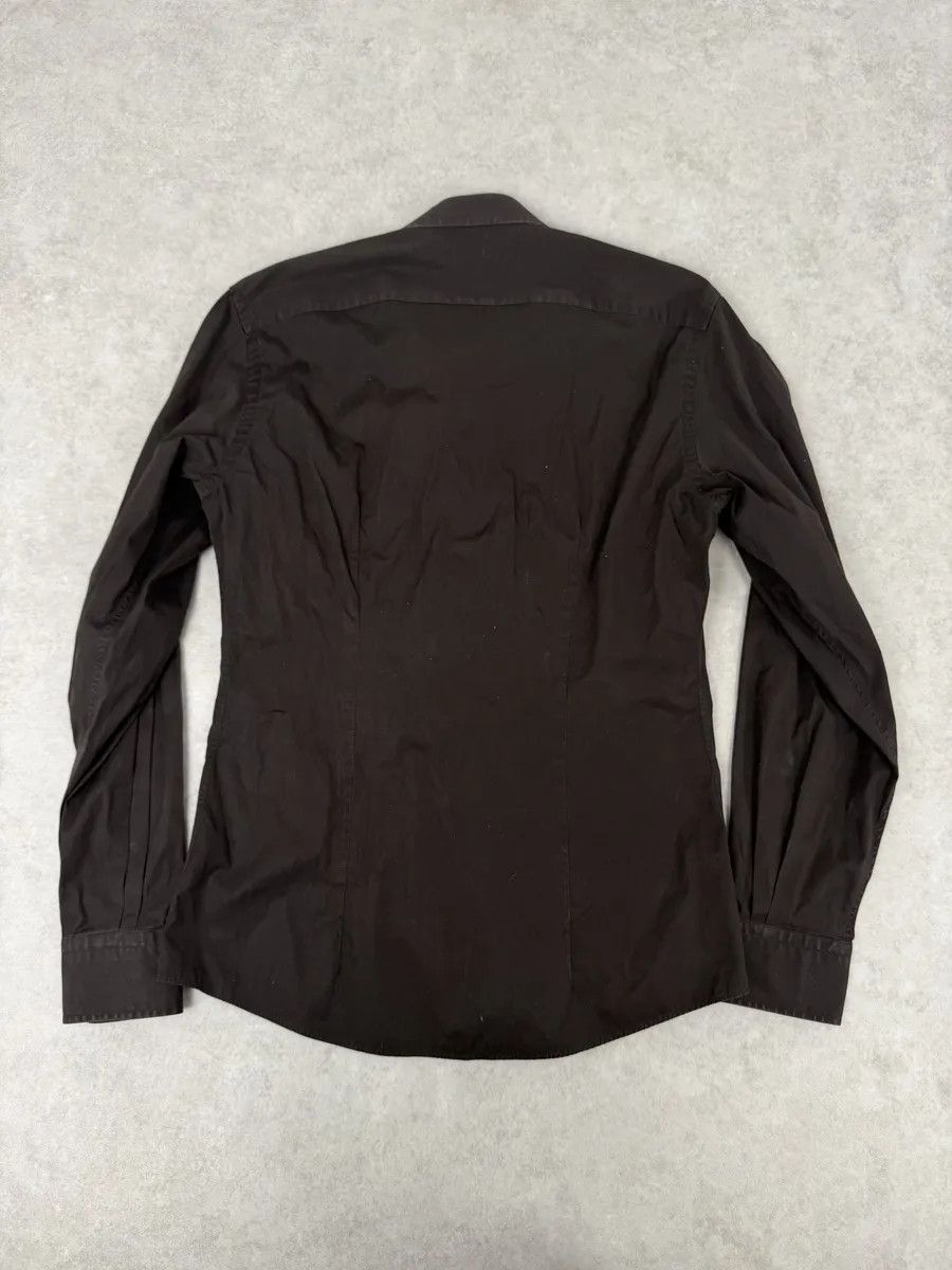Gucci 2000s Gucci Brown Minimalist Italian Shirt Size US M / EU 48-50 / 2 - 5 Thumbnail