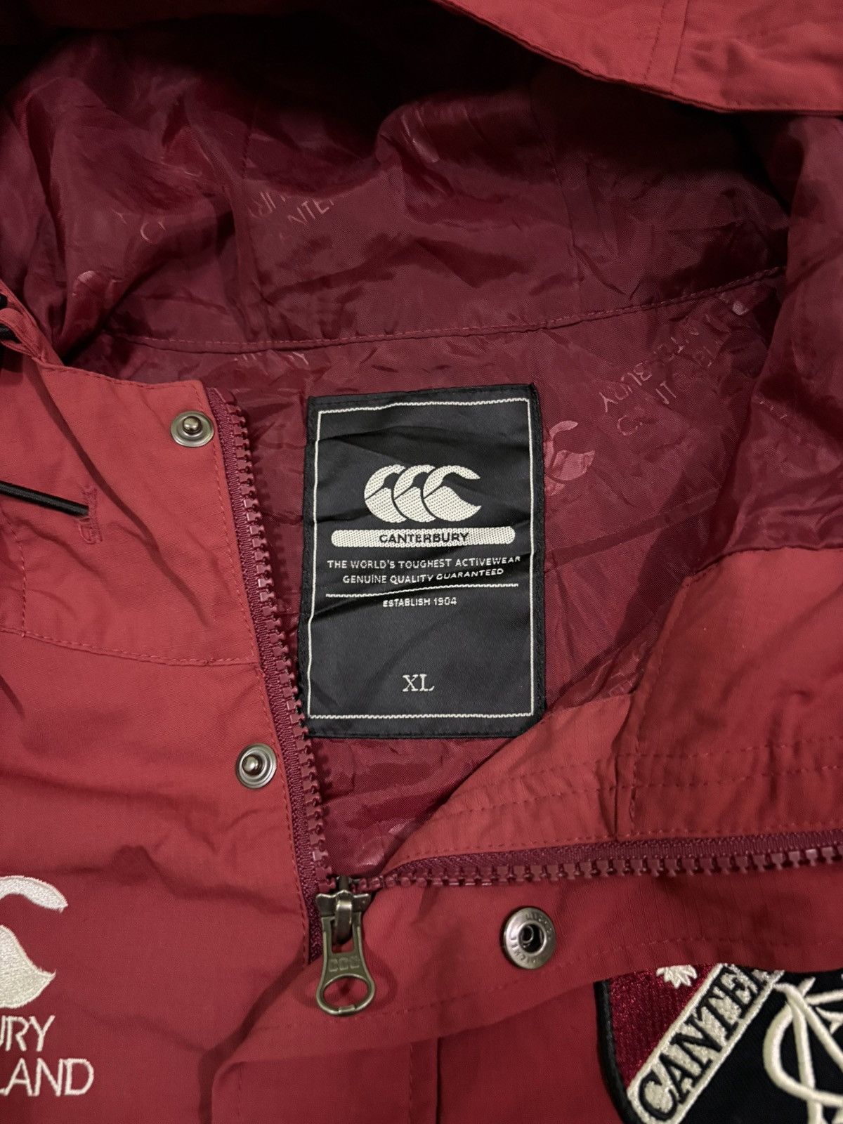 Canterbury of New Zealand Canterburry Anorak Hoodie Jacket Size US XL / EU 56 / 4 - 7 Thumbnail