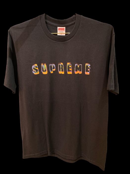 Supreme Supreme Stencil Tee Black | Grailed