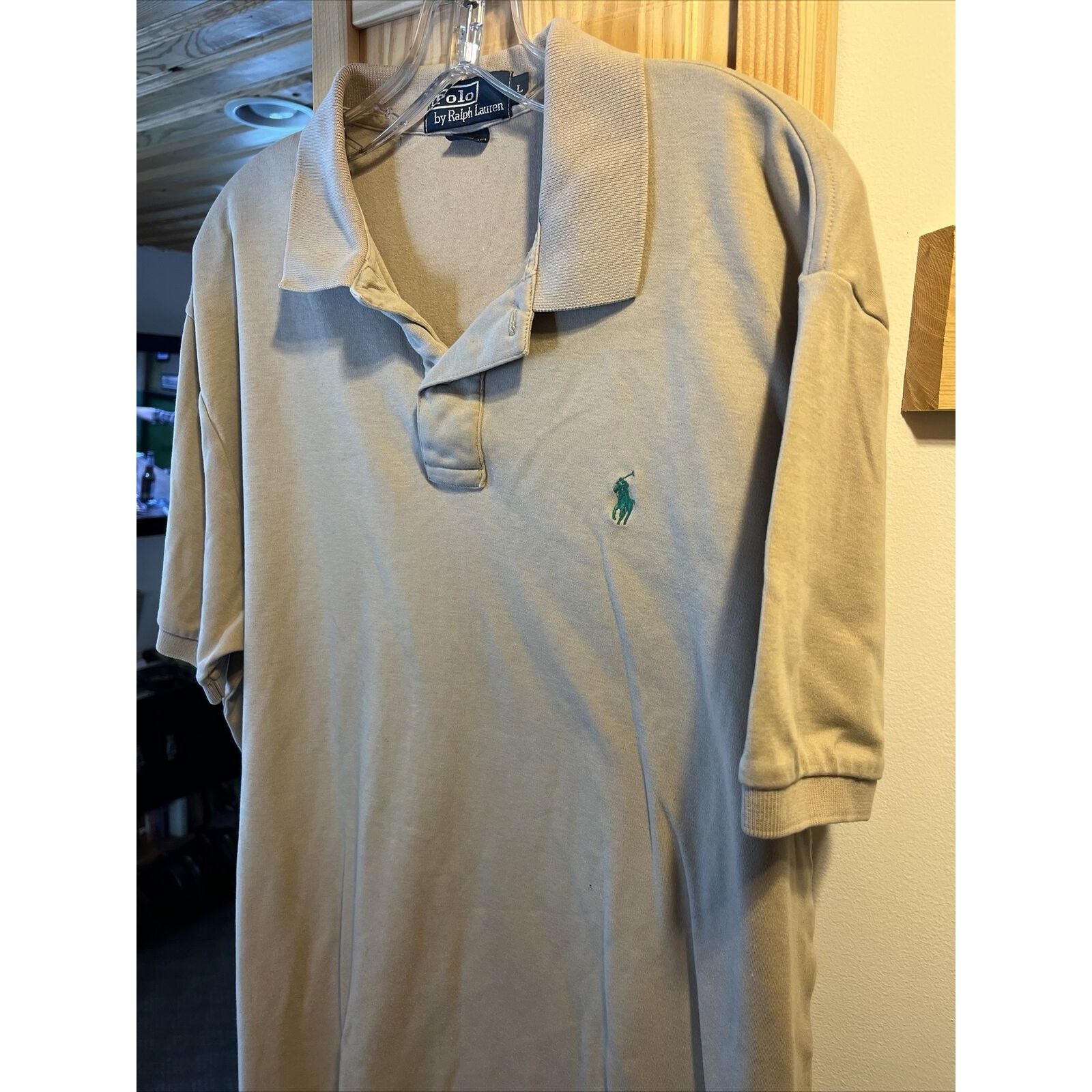 Lauren Ralph Lauren Polo Ralph Lauren Men’s L Tan SS Pullover Cotton Polo Shirt Size US L / EU 52-54 / 3 - 11 Thumbnail