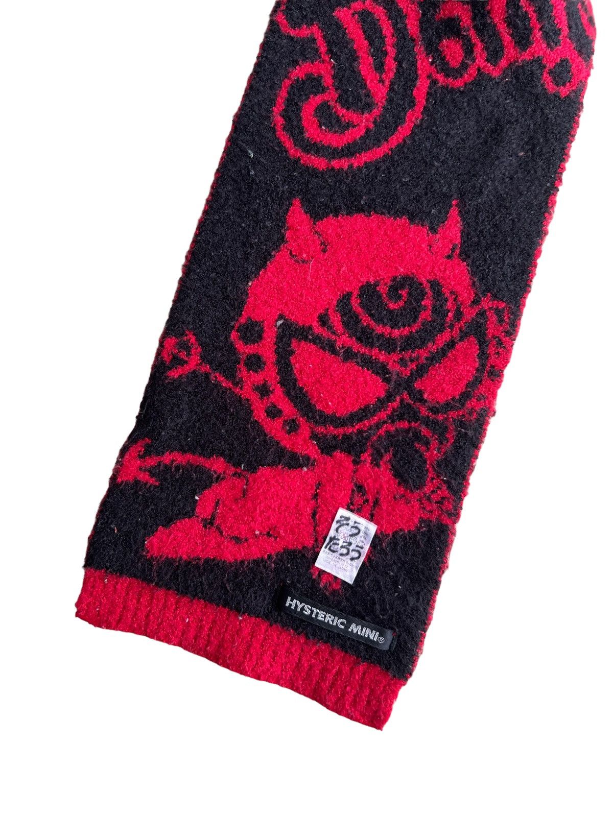 Hysteric Glamour 90s Hysteric Glamour Iconic Devil Logo Winter Scarf Size ONE SIZE - 5 Thumbnail