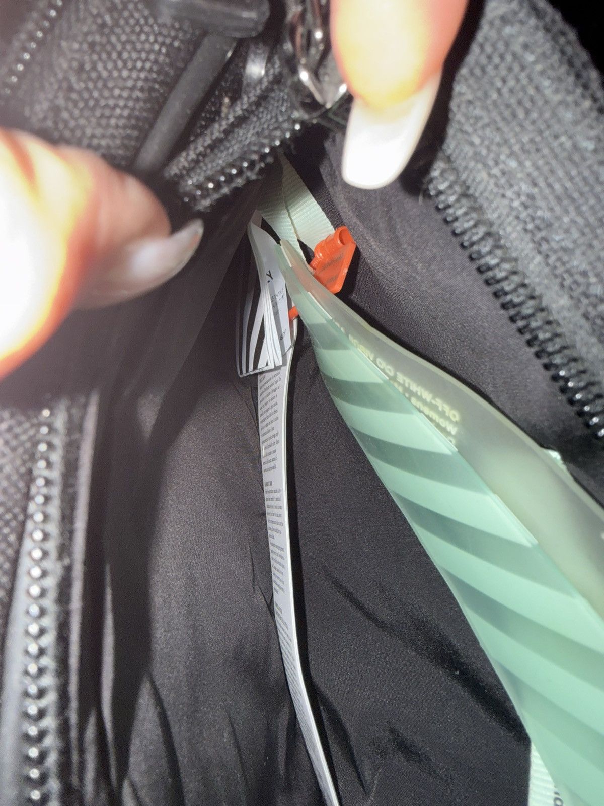 Off-White Off White - Black Cordura Logo Print Cross-Body Bag Size ONE SIZE - 6 Thumbnail