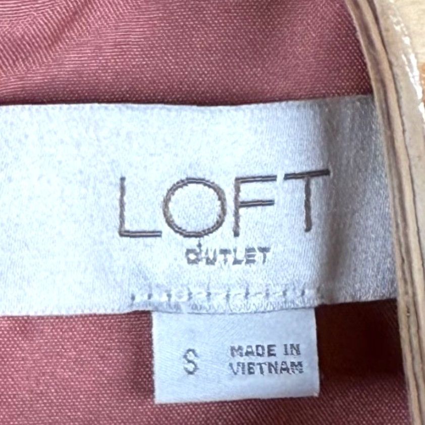 Loft Loft Plaid Seersucker Shift Dress 3/4 Sleeve Lined Pink Small Womens Vintage? No (adjust to non-vintage) Size S / US 4 / IT 40 - 4 Thumbnail