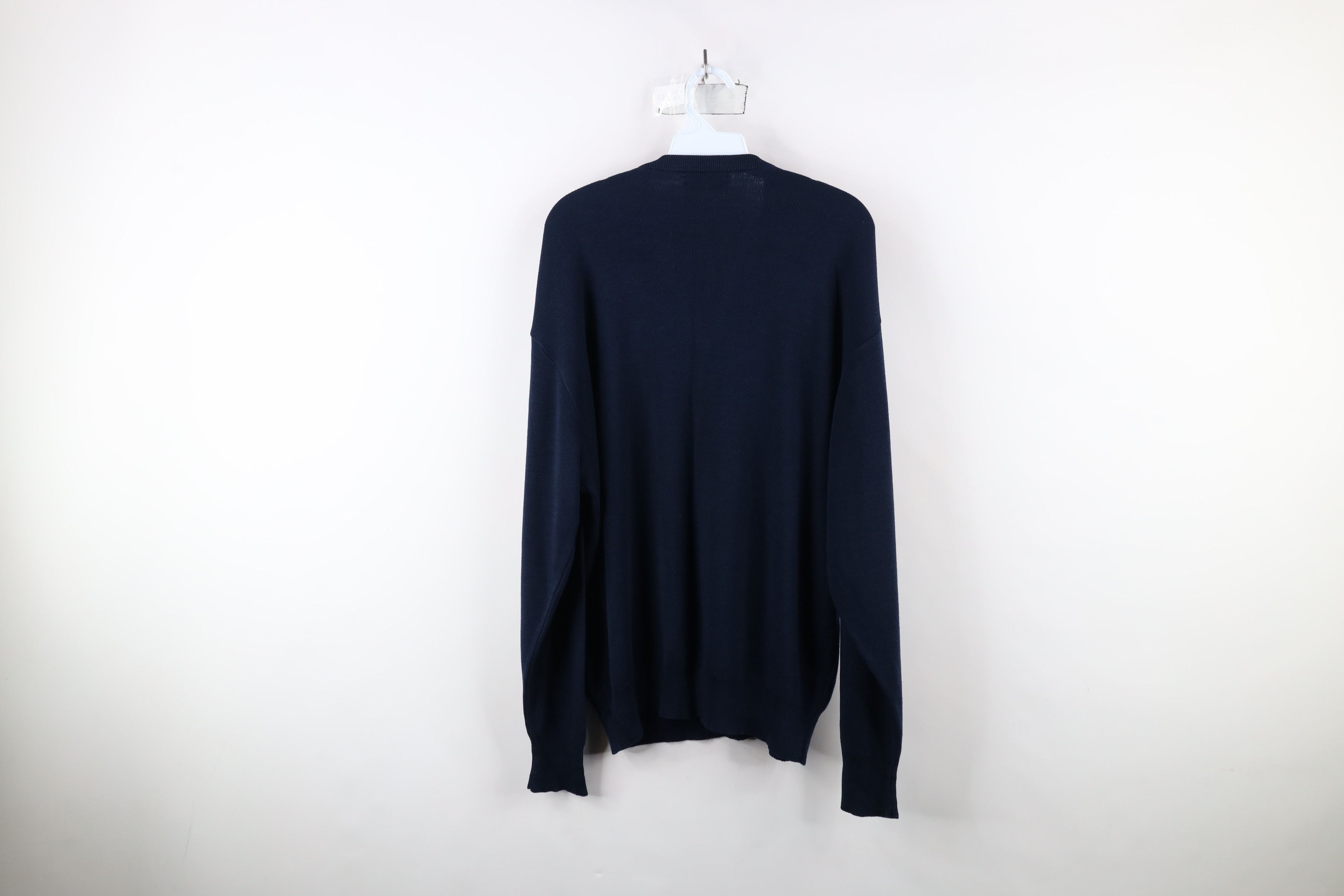 Vintage Vintage 90s Streetwear Lightweight Knit V-Neck Sweater USA Size US XXL / EU 58 / 5 - 6 Thumbnail
