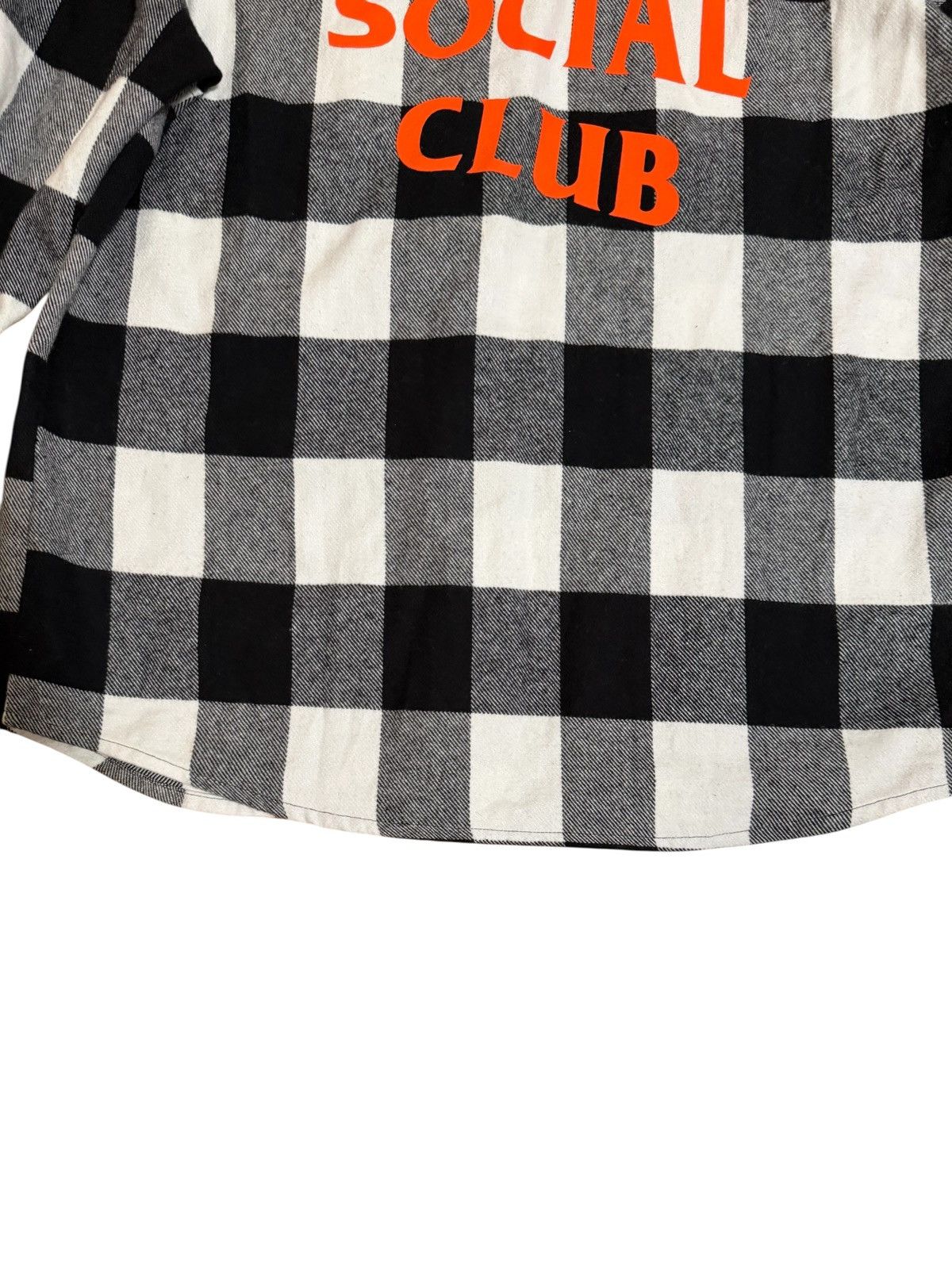 Anti Social Social Club 🔥Anti Social Social Club Kkoch Flannel Shirt/Anti Social Size US XL / EU 56 / 4 - 3 Thumbnail