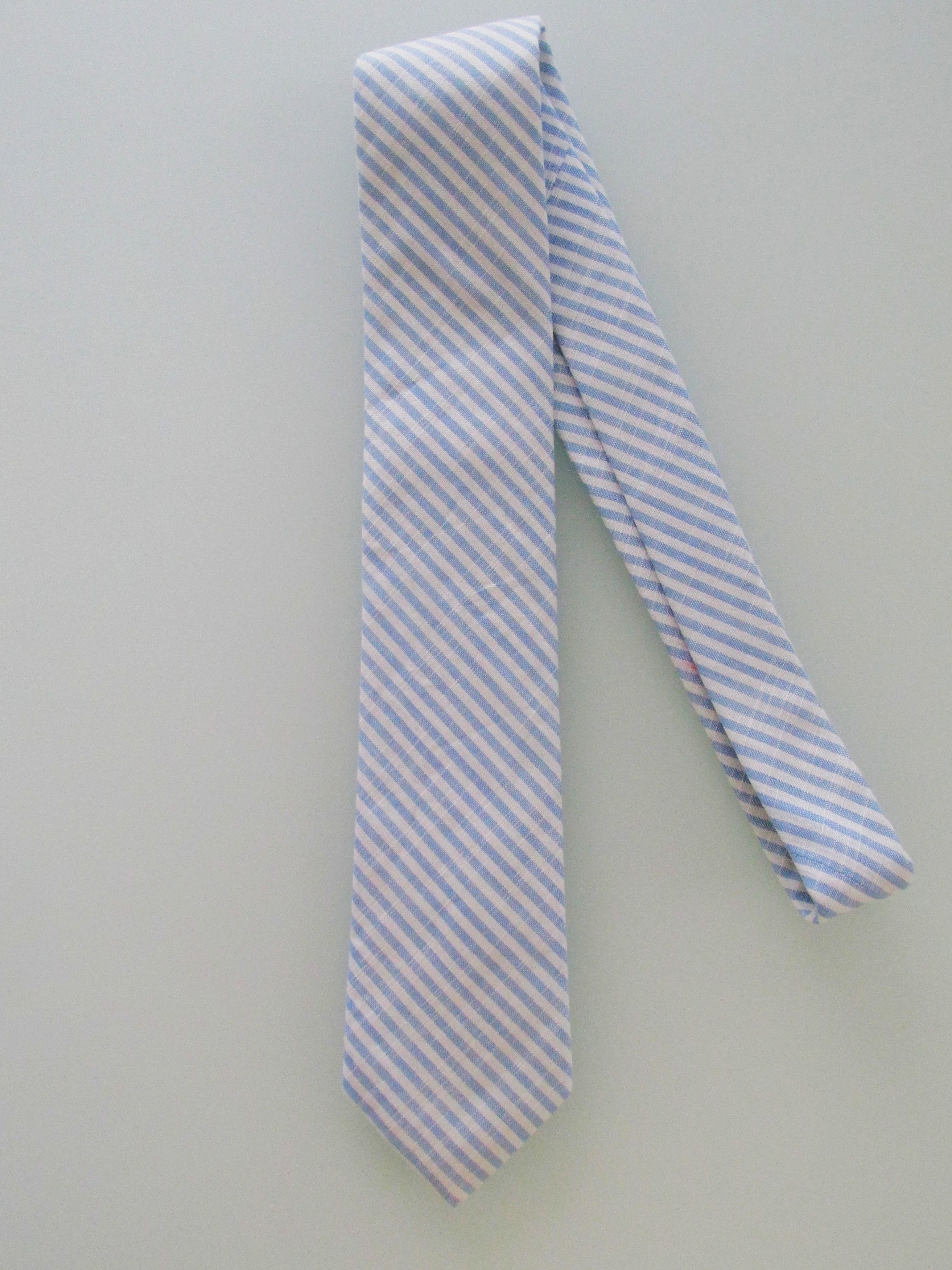 Other Men's Narrow Cotton Striped Tie Size ONE SIZE - 1 Thumbnail
