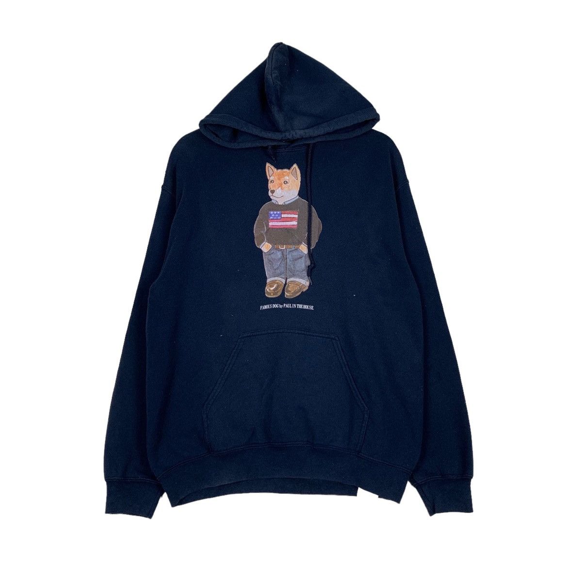 Vintage Famous Dog by PAUL in the House Pullover Hoodies #0704-C32 Size US M / EU 48-50 / 2 - 2 Thumbnail