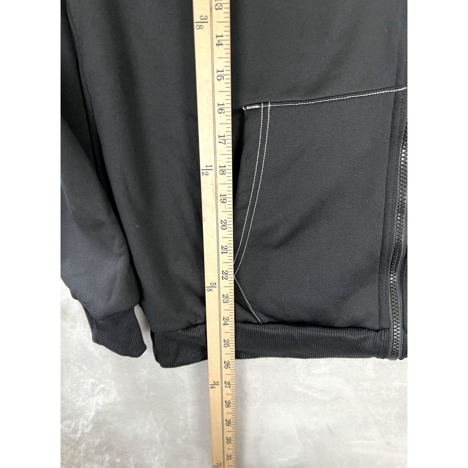 Adidas Adidas Hoodie Mens M Black Full Zip Fleece AEROREADY Logo Sweatshirt Size US M / EU 48-50 / 2 - 2 Thumbnail