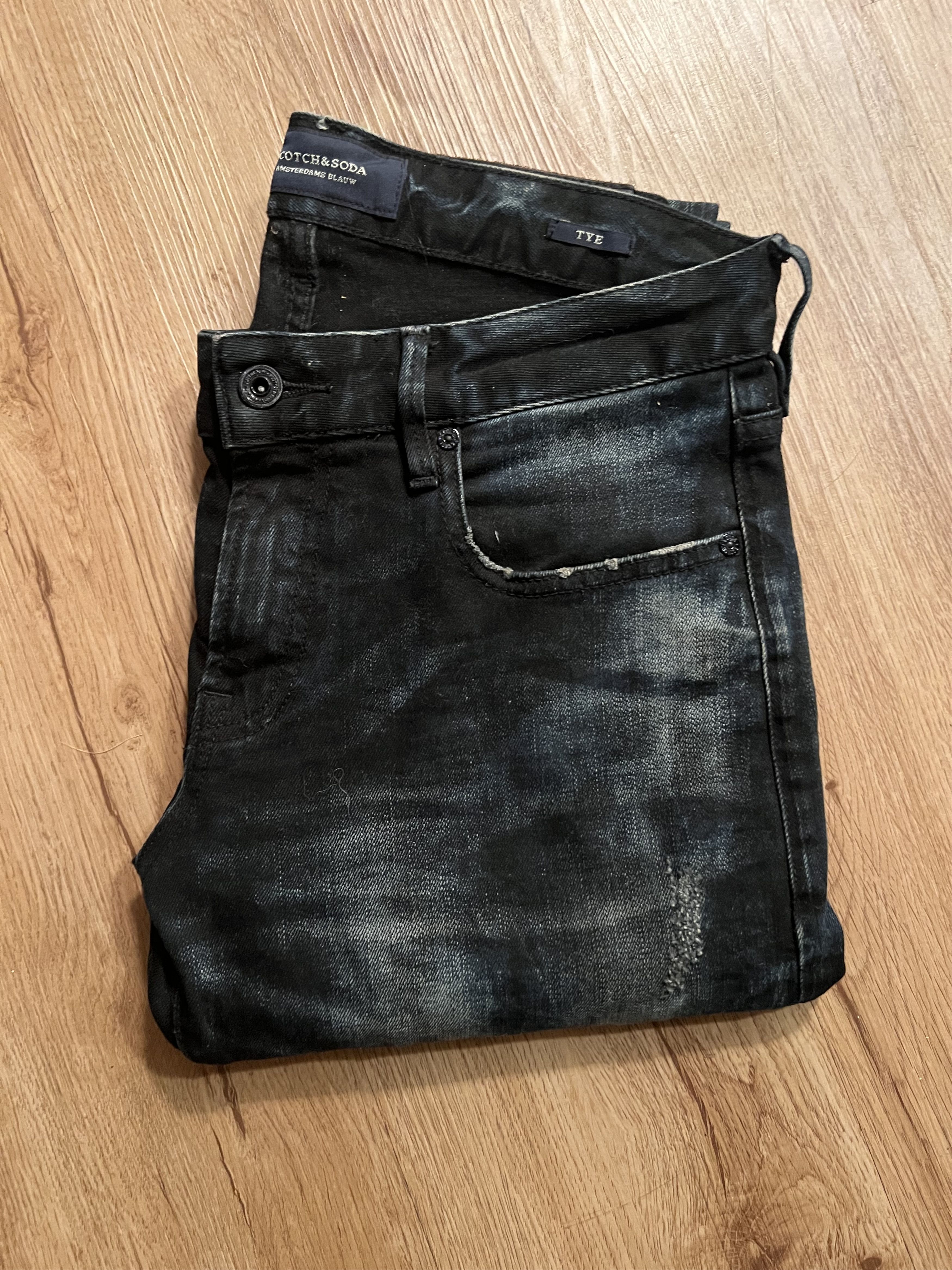Scotch & Soda Scotch & Soda Black Wash Tye Jeans Size US 29 - 2 Thumbnail