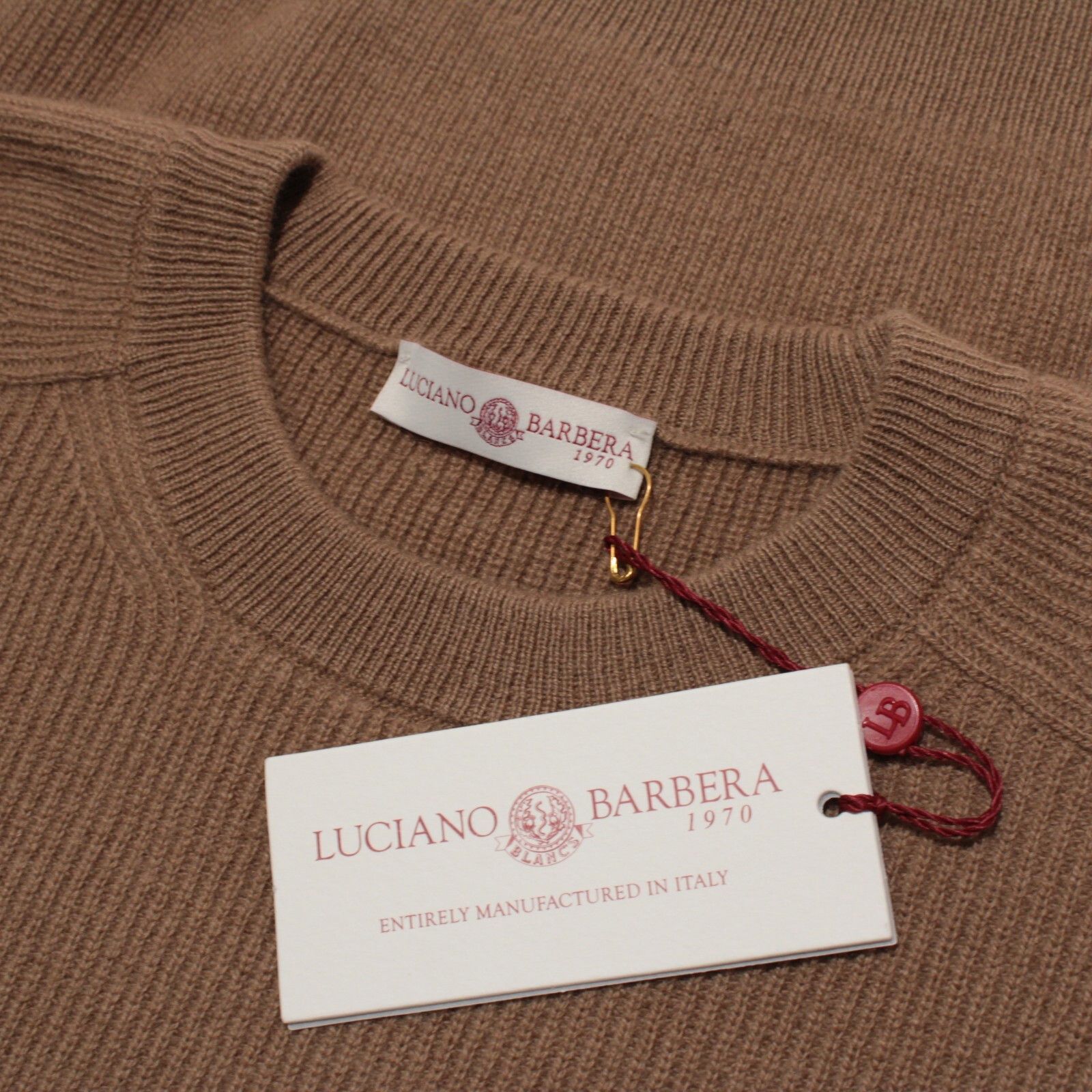 Luciano Barbera Luciano Barbera Sweater Size US M in Brown Size US M / EU 48-50 / 2 - 1 Thumbnail