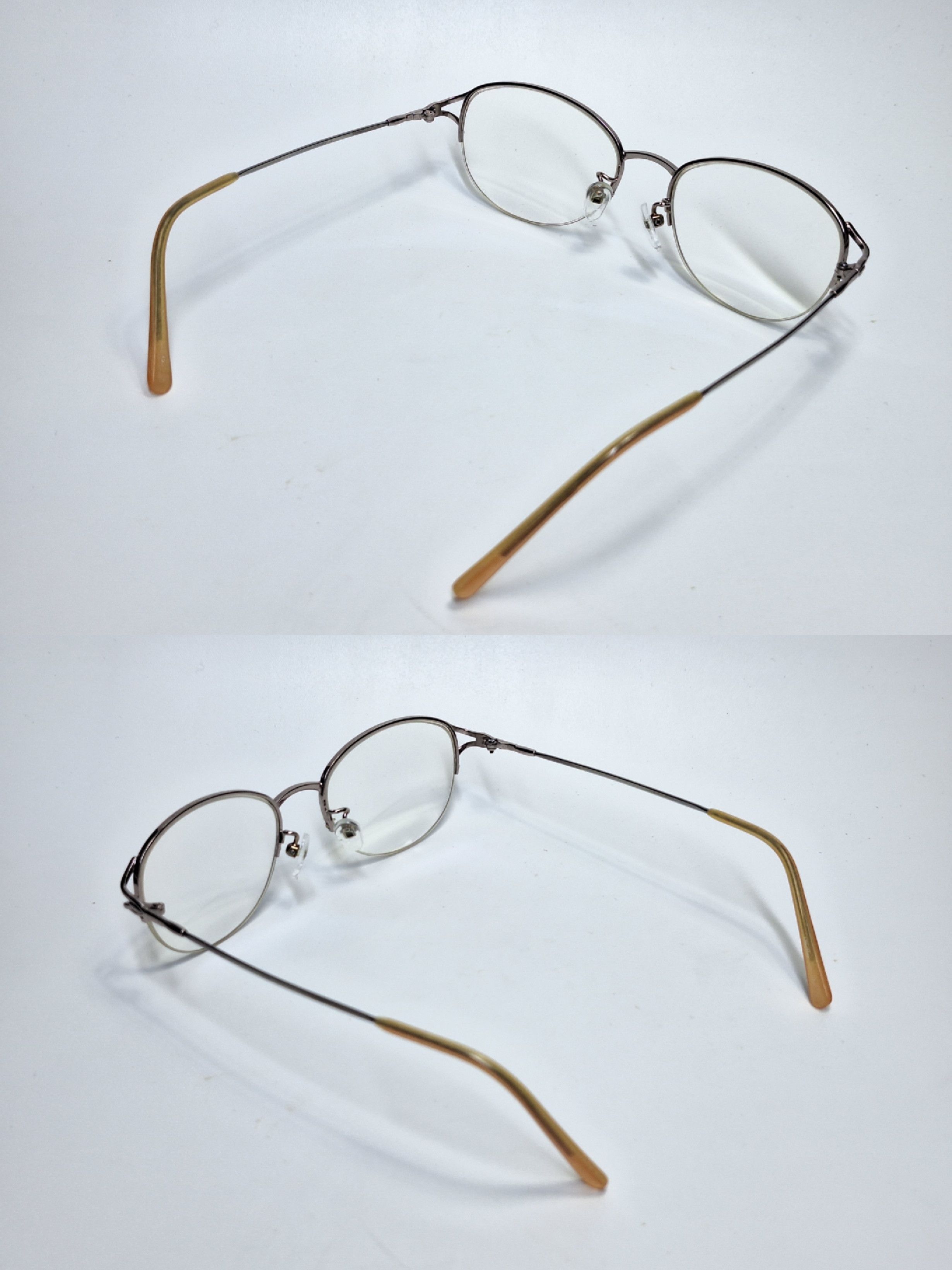 Other 90s Japan Vintage ONLYFLEX OF-1004 Half Rim Eyeglass Frame Size ONE SIZE - 8 Thumbnail