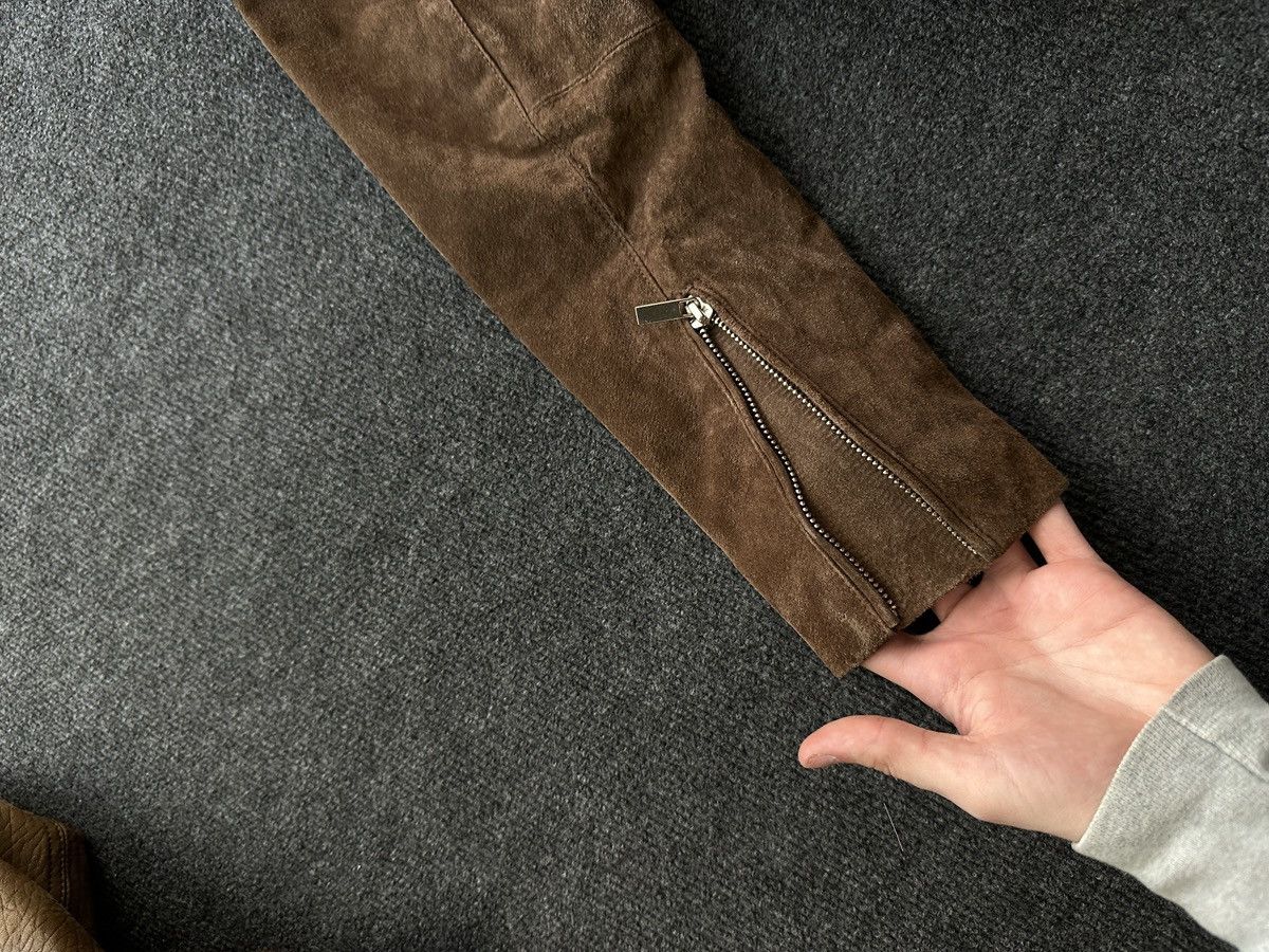 Leather 🚨 LEATHER WOMEN OPIUM LUXURY JACKET ZIP AVANT GARDE POCKET Size S / US 4 / IT 40 - 11 Thumbnail