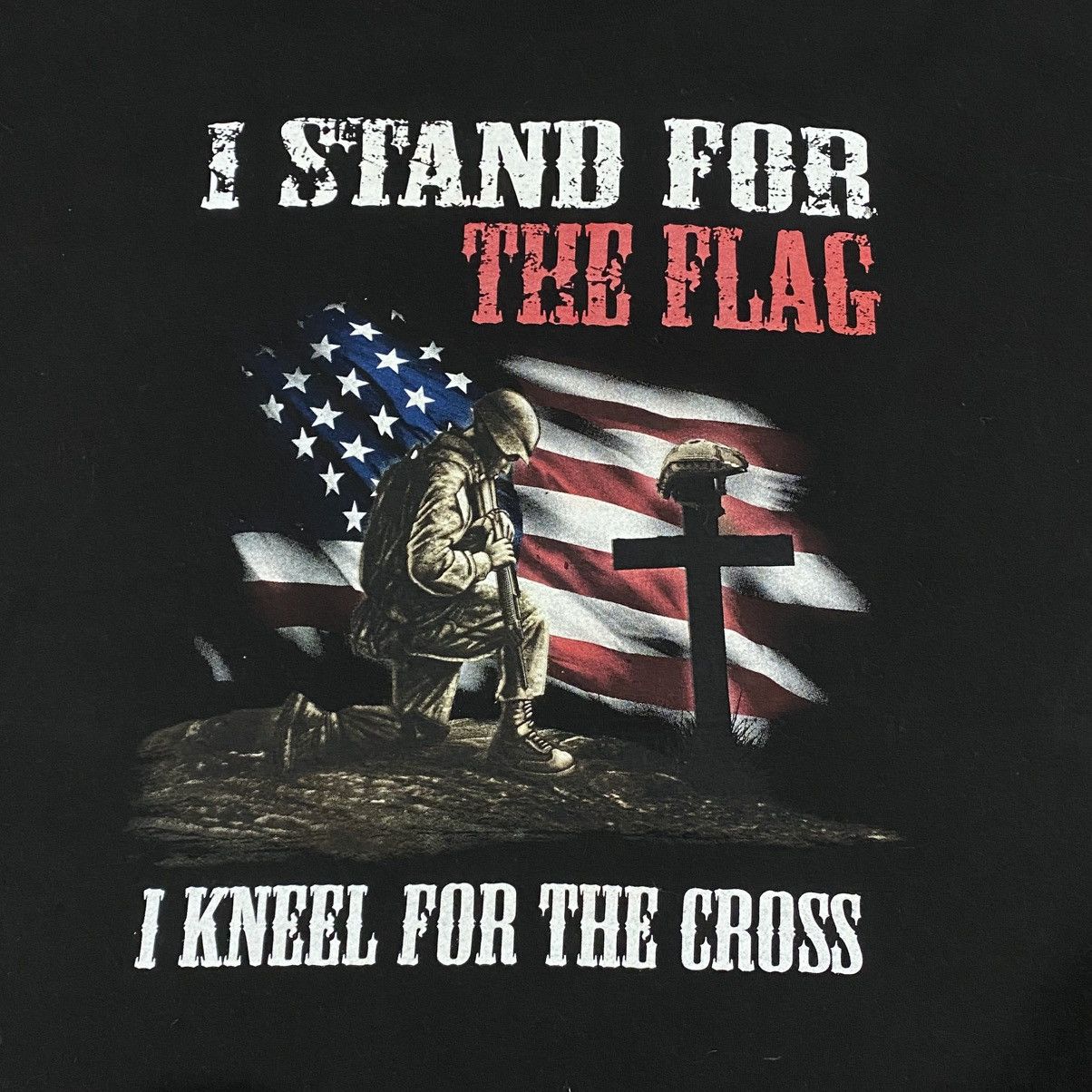 Vintage American US ARMY i stand for the flag Size US XXL / EU 58 / 5 - 2 Thumbnail