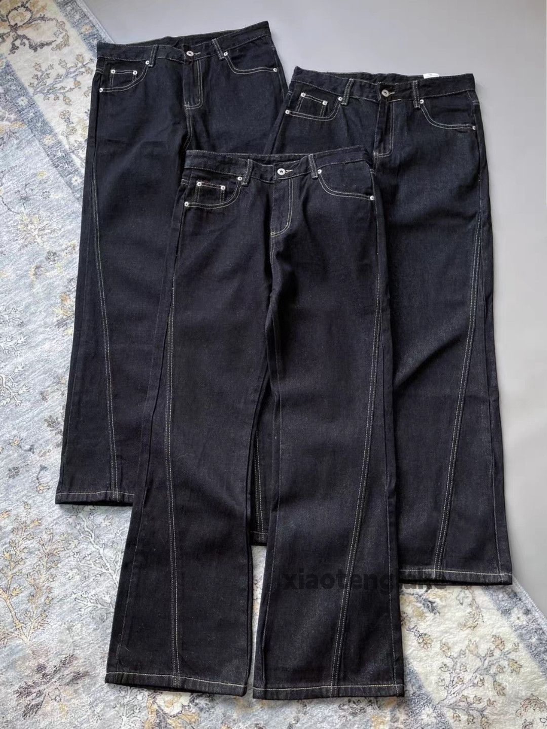Vintage Custom unisex utility punk yuppie hiphop grunge jeans Size US 33 - 7 Thumbnail