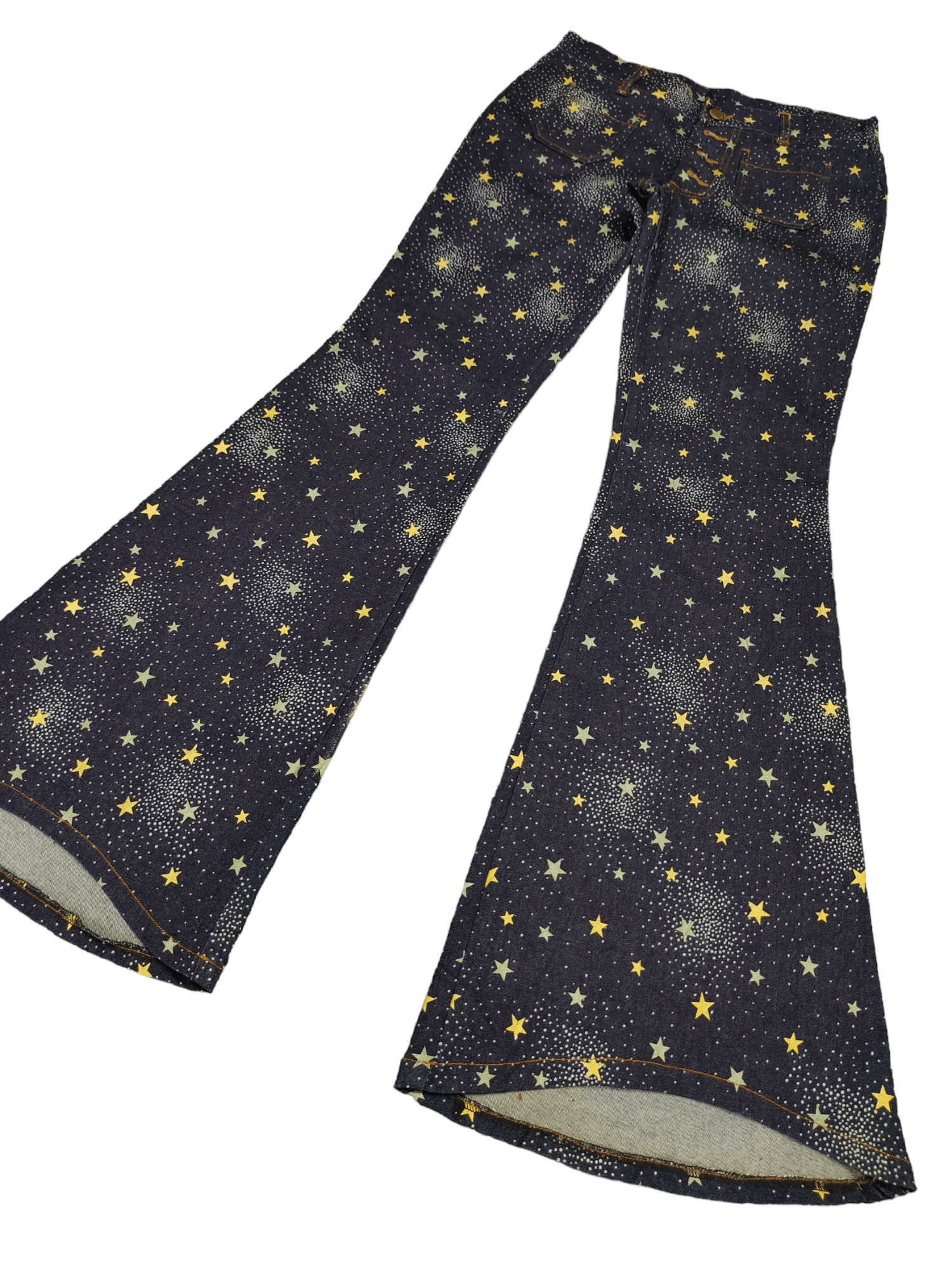 Hysteric Glamour Flare Jeans Stars Galaxy Denim Low Rise Bootcut Bellbottom Size US 30 / EU 46 - 1 Thumbnail