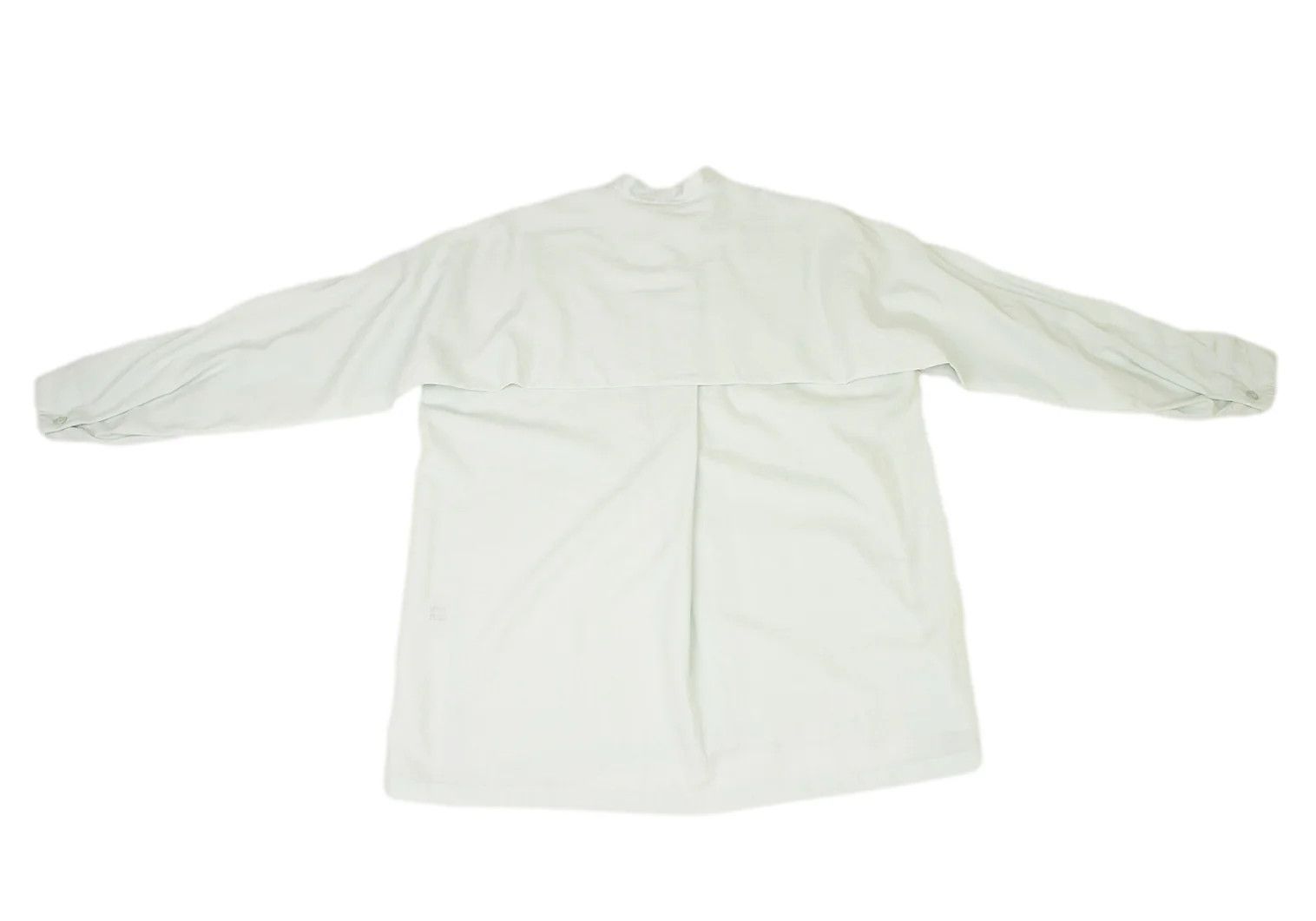 Issey Miyake Pleated Stand Collar Shirt in Mint Green Size US S / EU 44-46 / 1 - 11 Thumbnail
