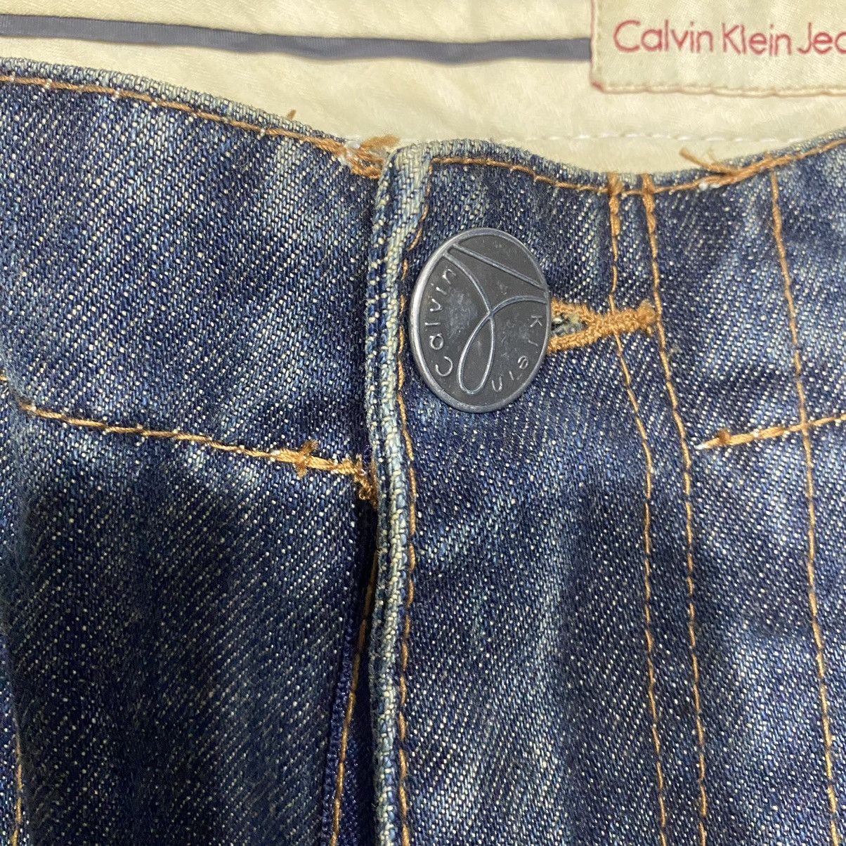 Calvin Klein × Vintage Sick☠️ CK Utility Baker Pants Jeans Loose 80s Size US 32 / EU 48 - 8 Thumbnail