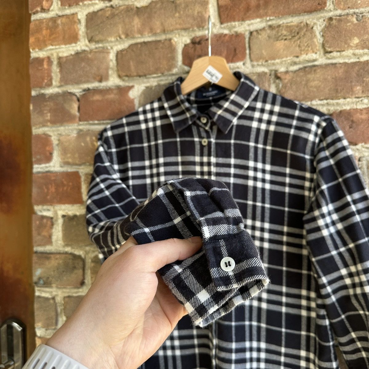 Burberry Vintage Burberry London Flannel Nova Check Shirt Button Up M Size M / US 6-8 / IT 42-44 - 3 Thumbnail