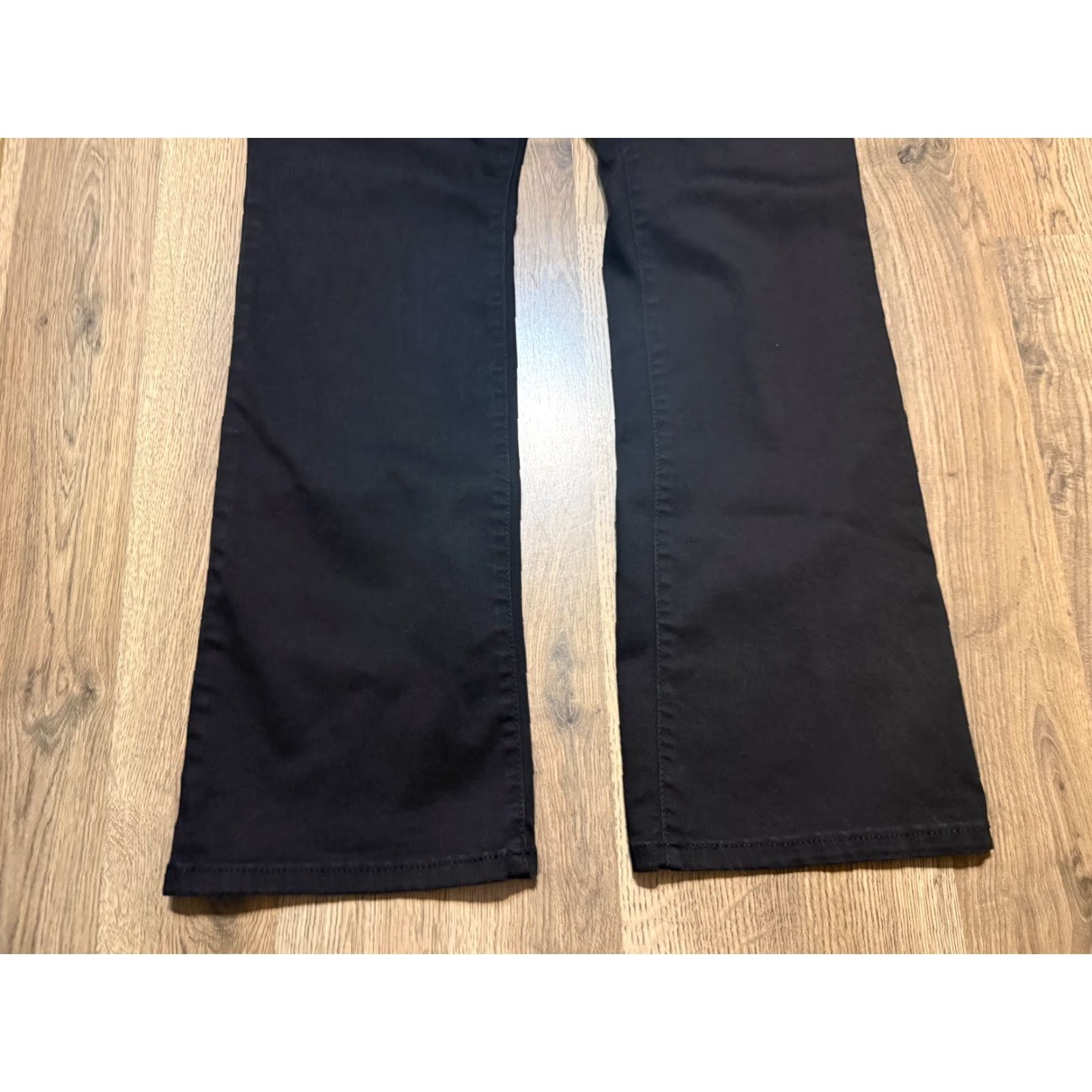 Lee Lee Jeans Women Bootscut Denim 30 Regular Black Size 30 Waist Stretch 5-Pocket Curvy Fit Modern Vintage No N/A Size 30" / US 8 / IT 44 - 3 Thumbnail