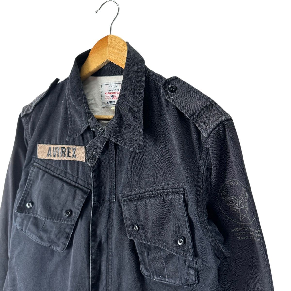 Avirex ☀️AVIREX USAF RIPSTOP ZIPPER JACKET Size US L / EU 52-54 / 3 - 5 Thumbnail
