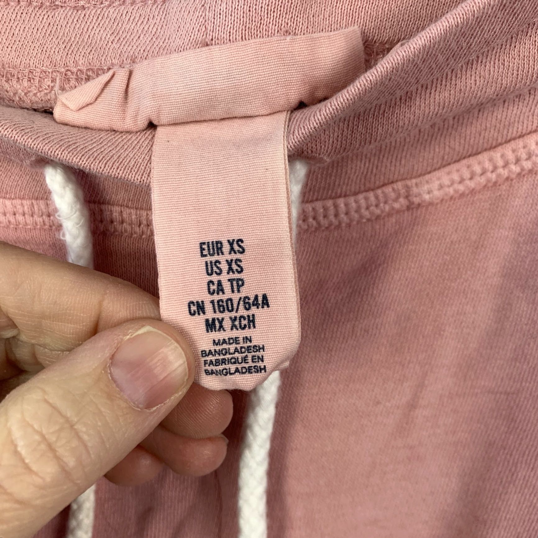 Vintage LOGG Women's Dusty Rose Pink Cotton Blend Jogger Sweatpants Drawstring Size XS Size 26" / US 2 / IT 38 - 4 Thumbnail