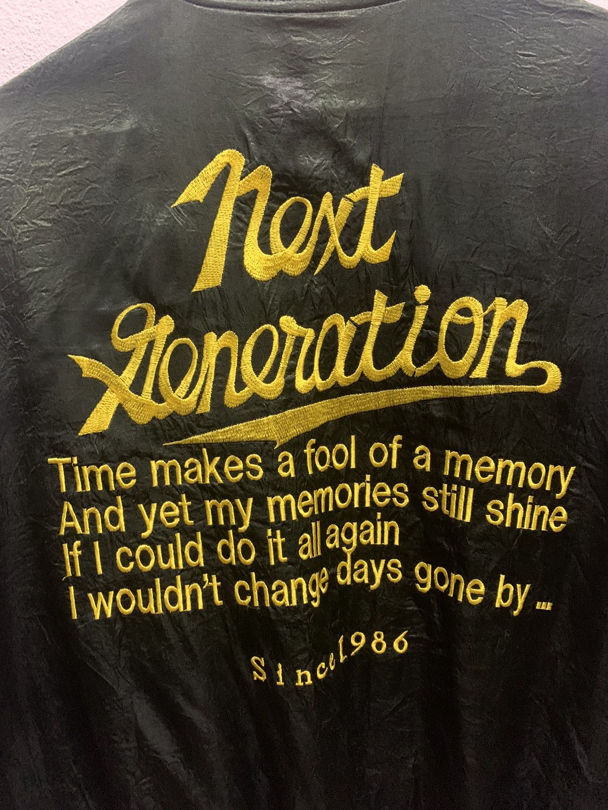 Japanese Brand NEXT GENERATION Bomber Jacket Size US XL / EU 56 / 4 - 15 Thumbnail