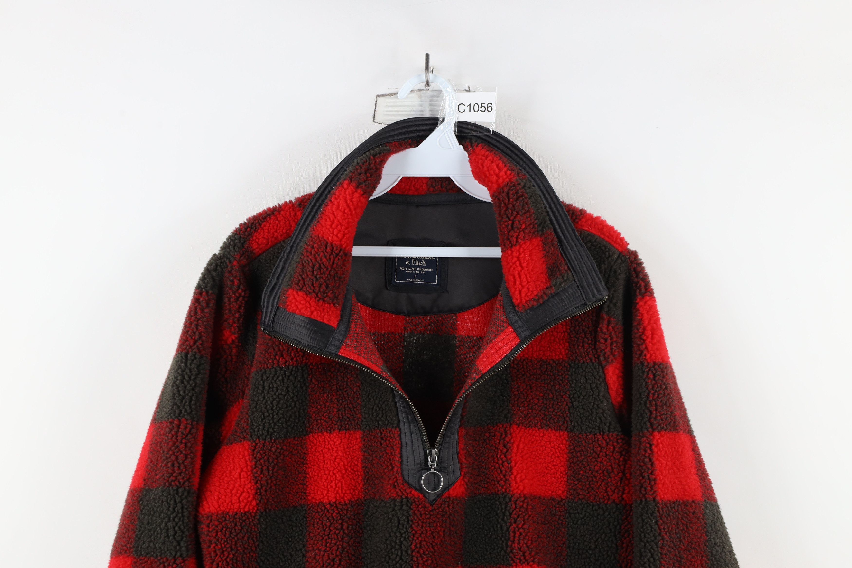 Abercrombie & Fitch × Vintage Vintage Y2K Abercrombie & Fitch Fleece Half Zip Sweater Size L / US 10 / IT 46 - 2 Thumbnail