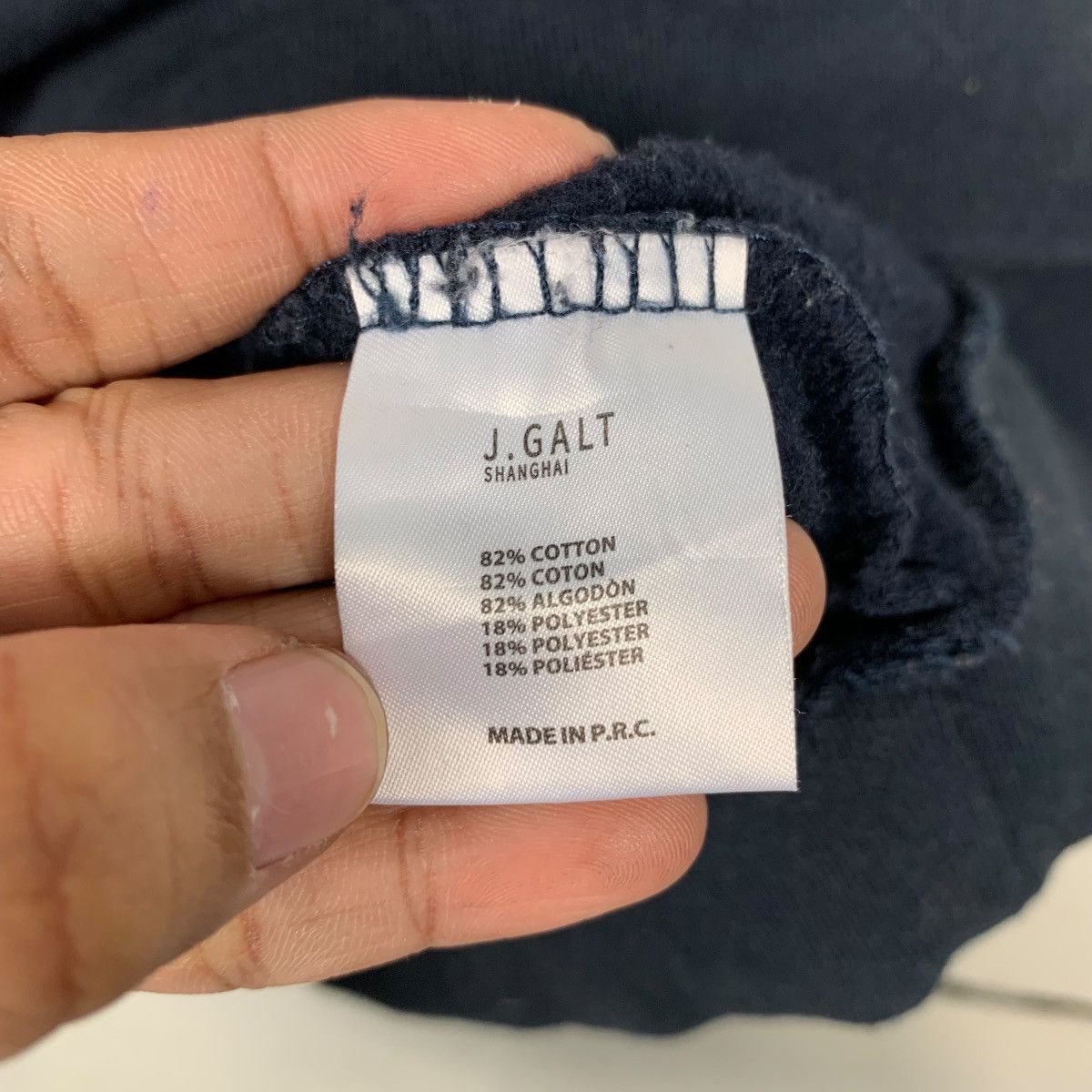Vintage JOHN GALT CALIFORNIA Flags Logo Sweatshirt #2841-C128 Size US M / EU 48-50 / 2 - 11 Thumbnail