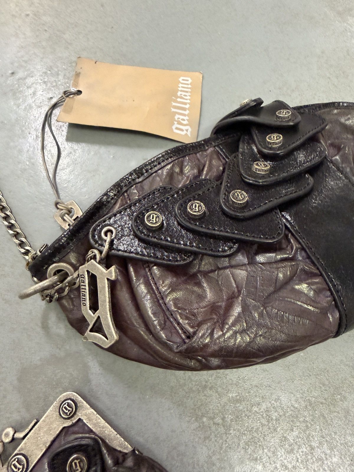 John Galliano John Galliano Studded Vintage Handbag / Clutch Size ONE SIZE - 5 Thumbnail