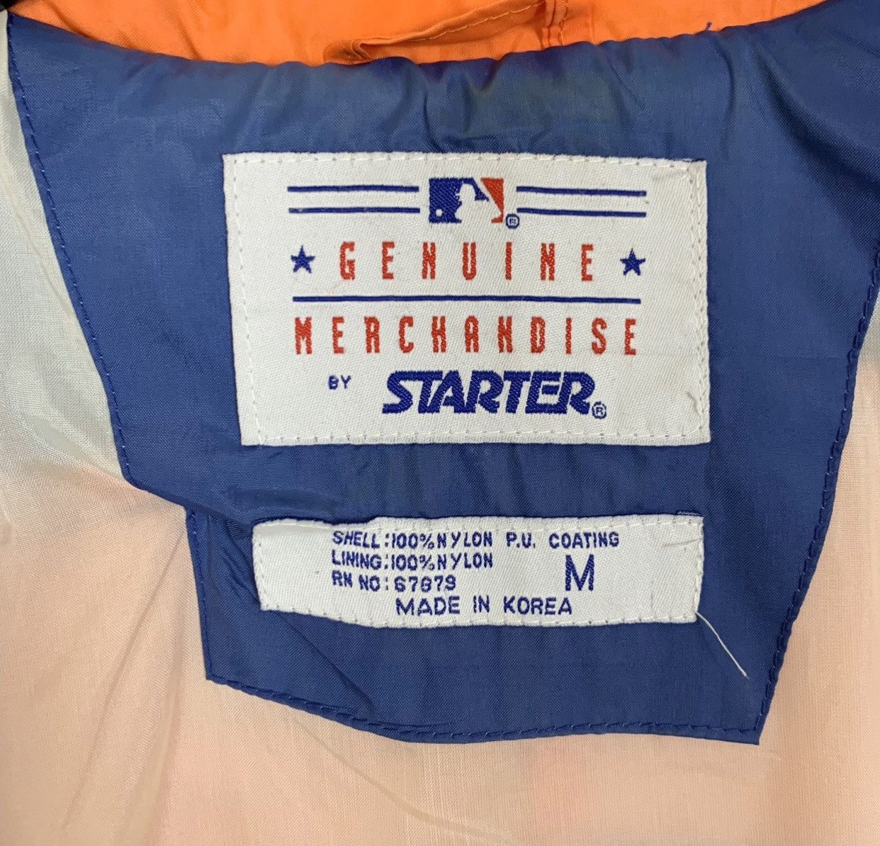 MLB Vintage MLB New York Mets Starter Windbreaker Jacket Size L Size US L / EU 52-54 / 3 - 12 Thumbnail