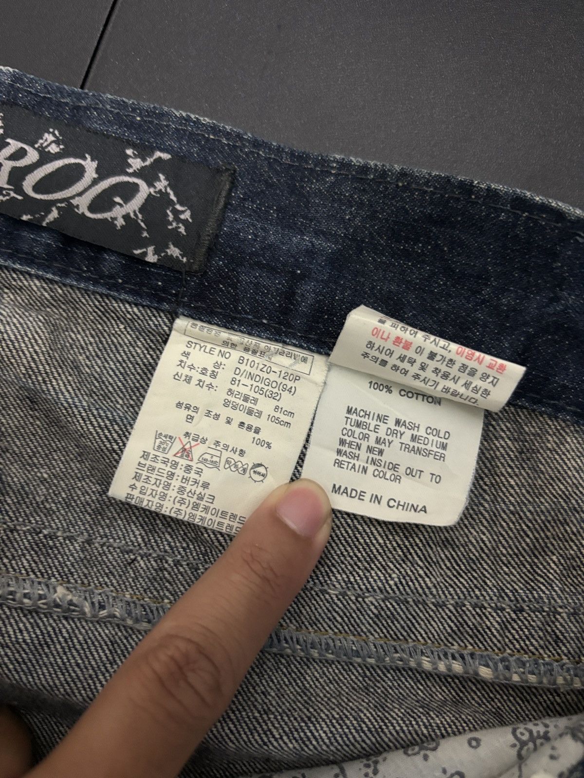 BUCKAROO Buckaroo Jeans Flare Distressed Denim Jeans Size US 36 / EU 52 - 7 Thumbnail