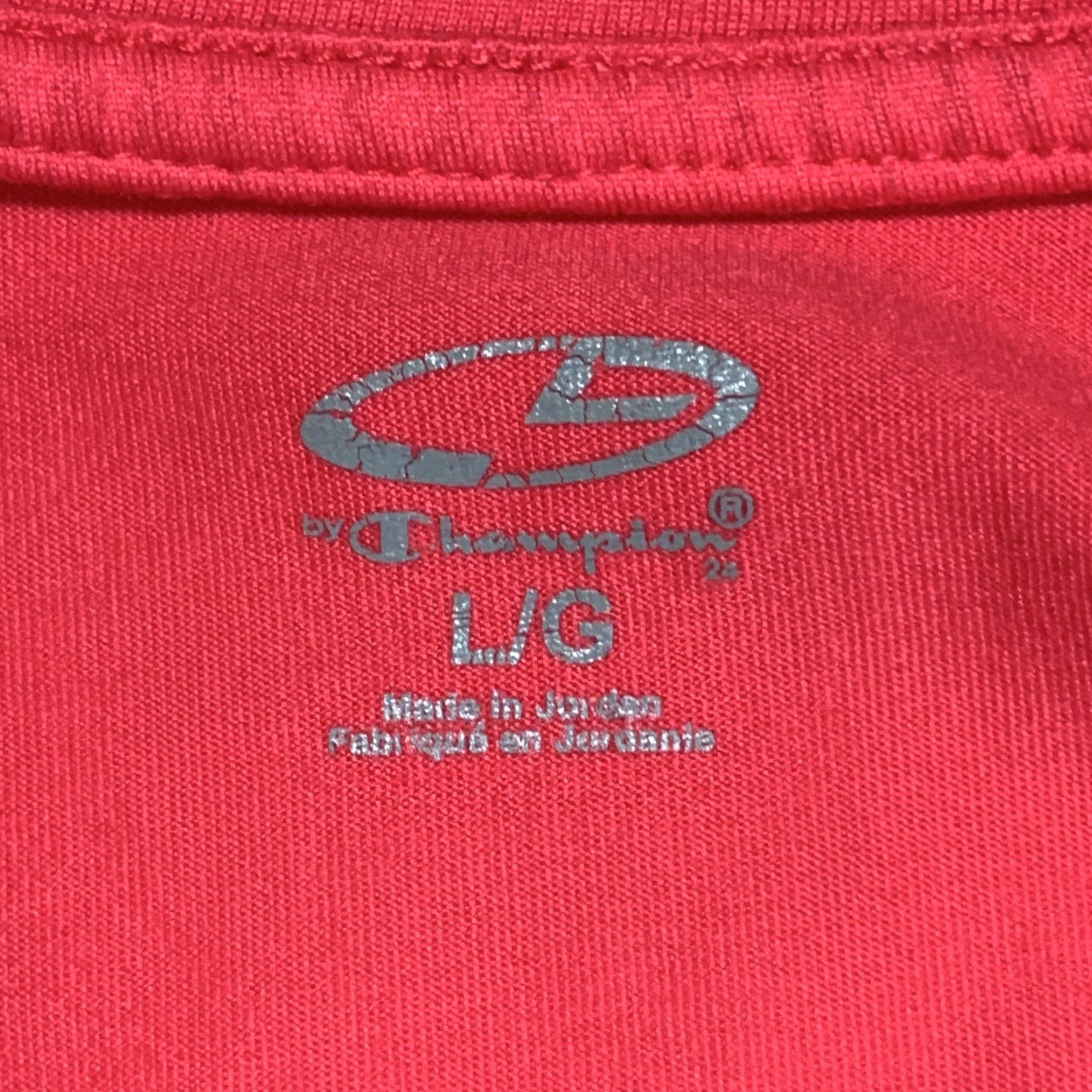 Champion Champion Shirt Womens Large Pink Long Sleeve Full Zip Pockets Running Active Size L / US 10 / IT 46 - 5 Thumbnail