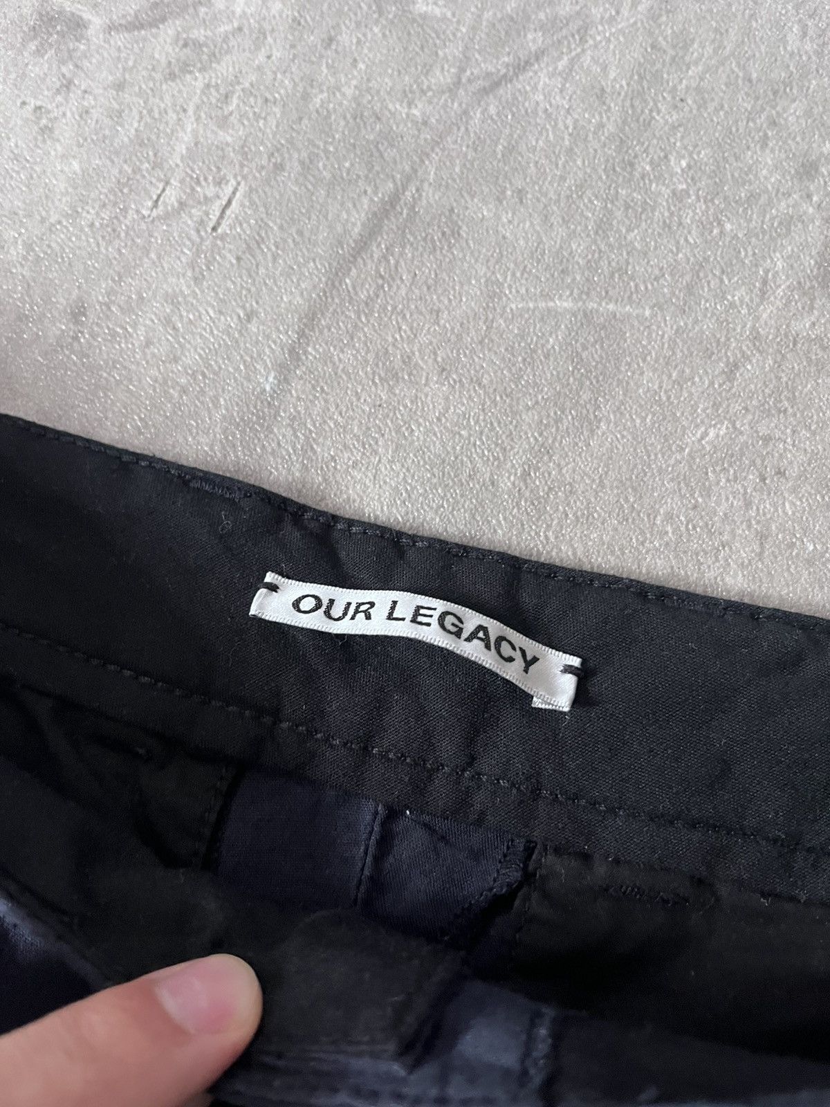 Our Legacy Our Legacy navy cotton linen pants Size US 30 / EU 46 - 9 Thumbnail